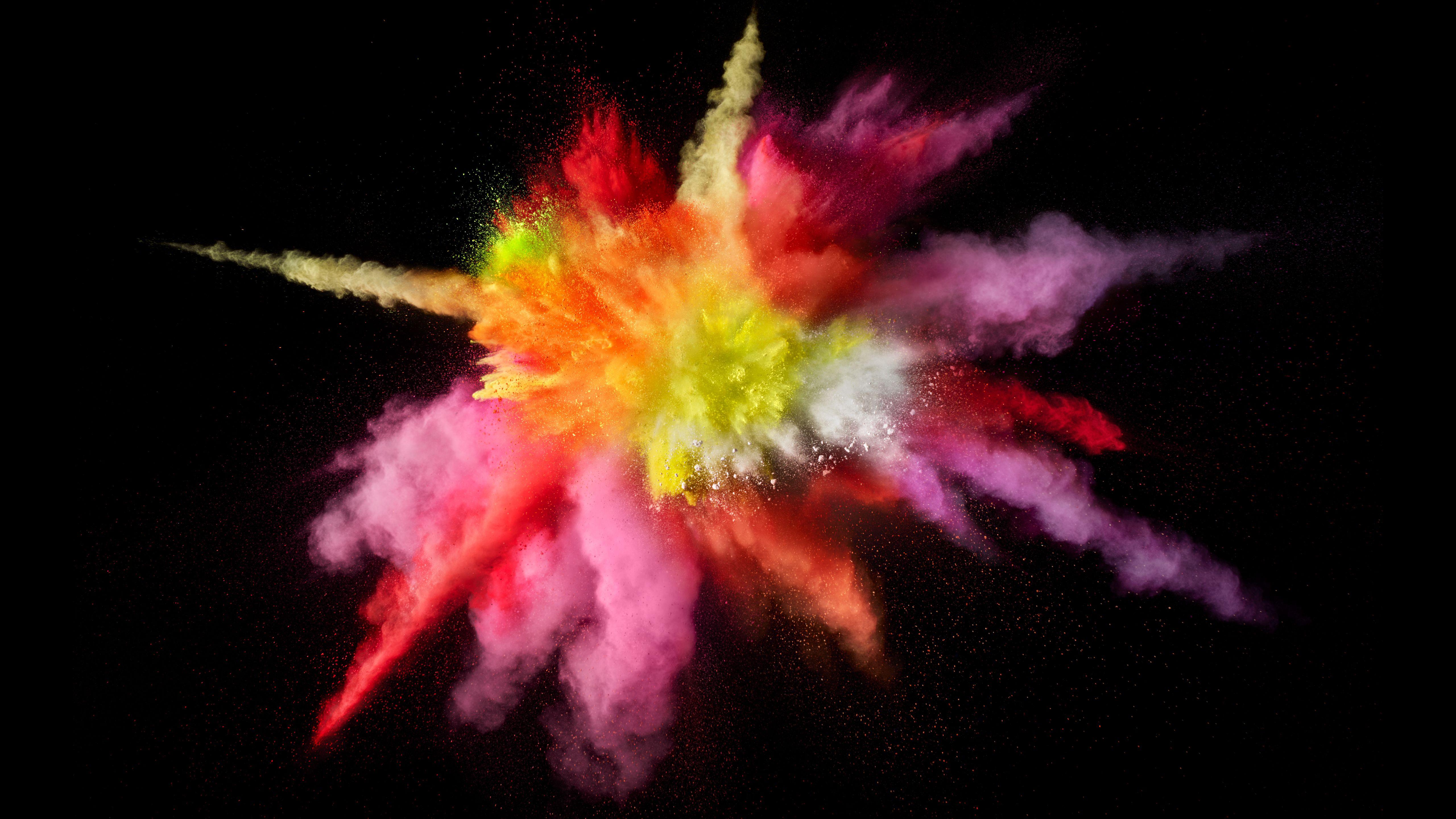 5120x2880 Wallpaper Weekends: MacBook Pro 'Color Burst' & 'Abstract Shapes
