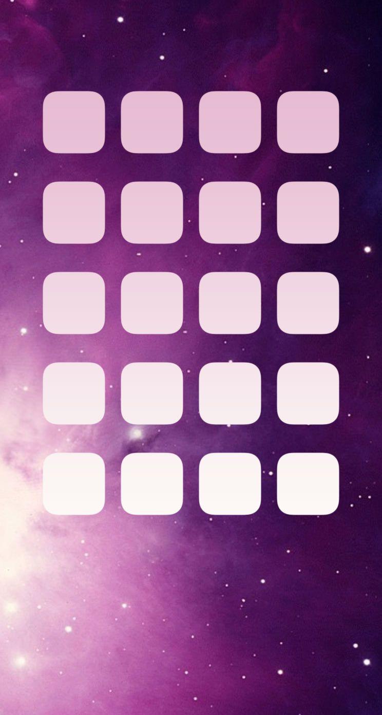 744x1392 Shelf space purple. wallpaper.sc iPhone5s, SE