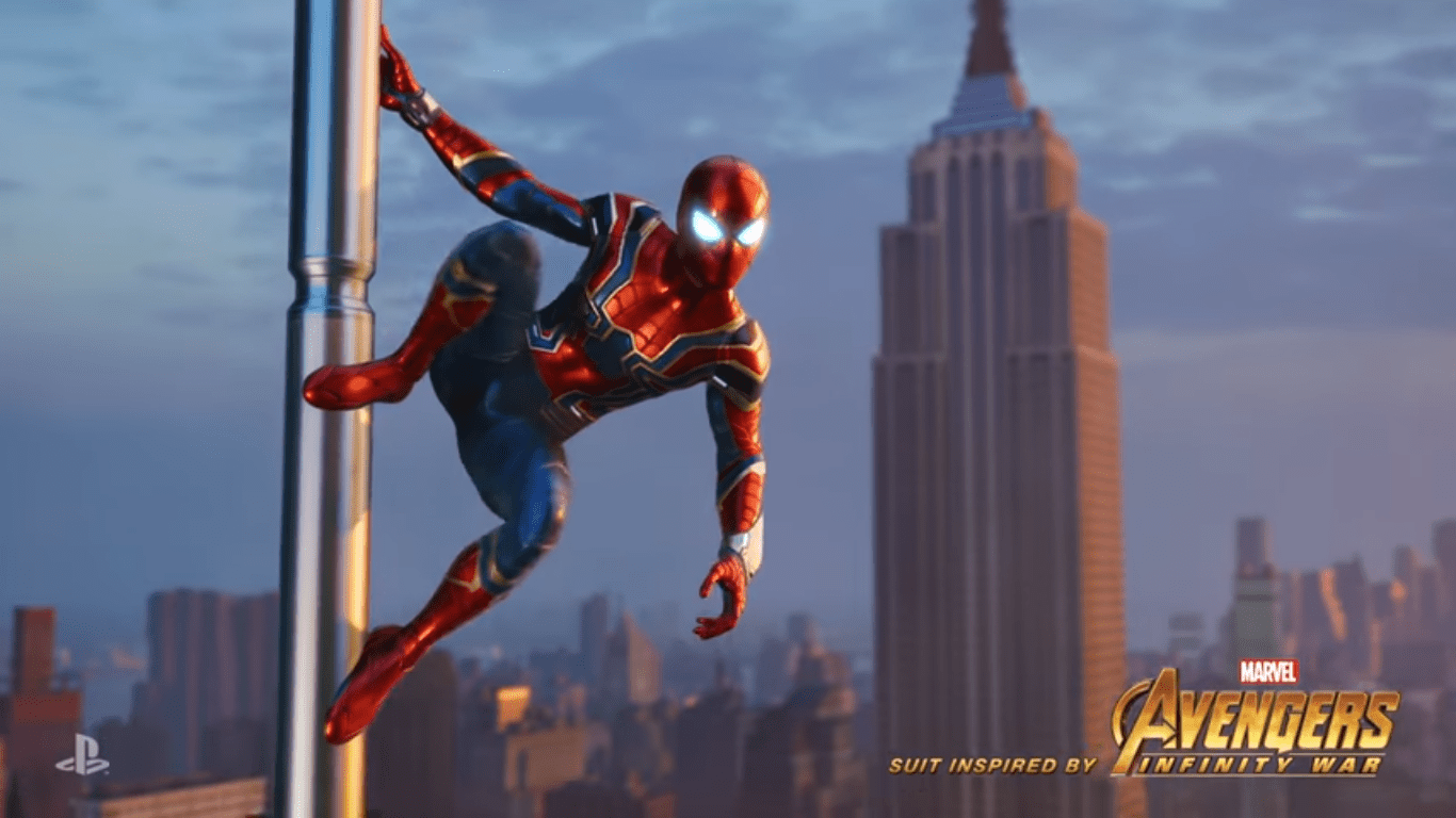 1366x768 Spiderman Ps4 Phone Wallpaper
