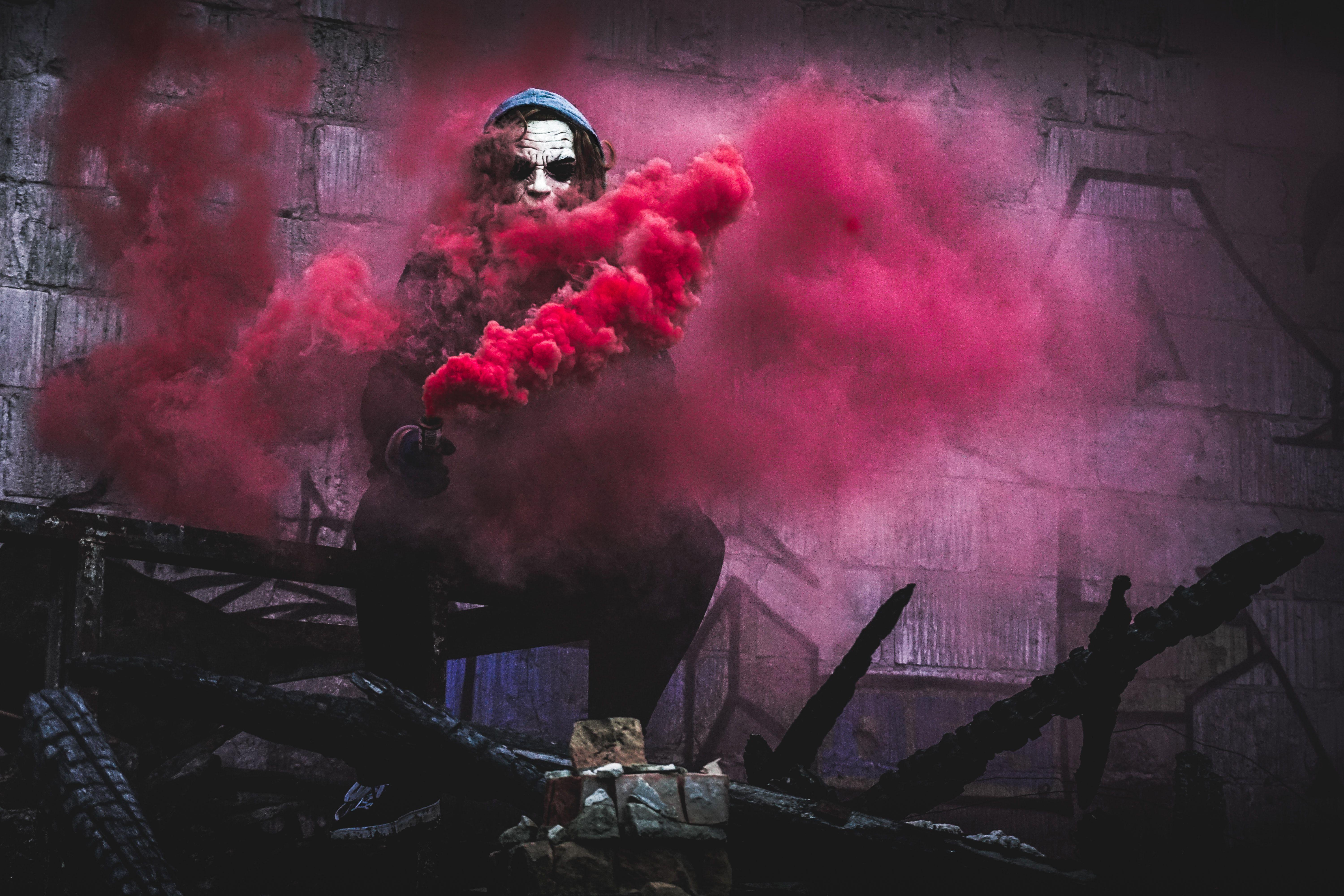 6000x4000 Pink Smoke Picture. Download Free Image