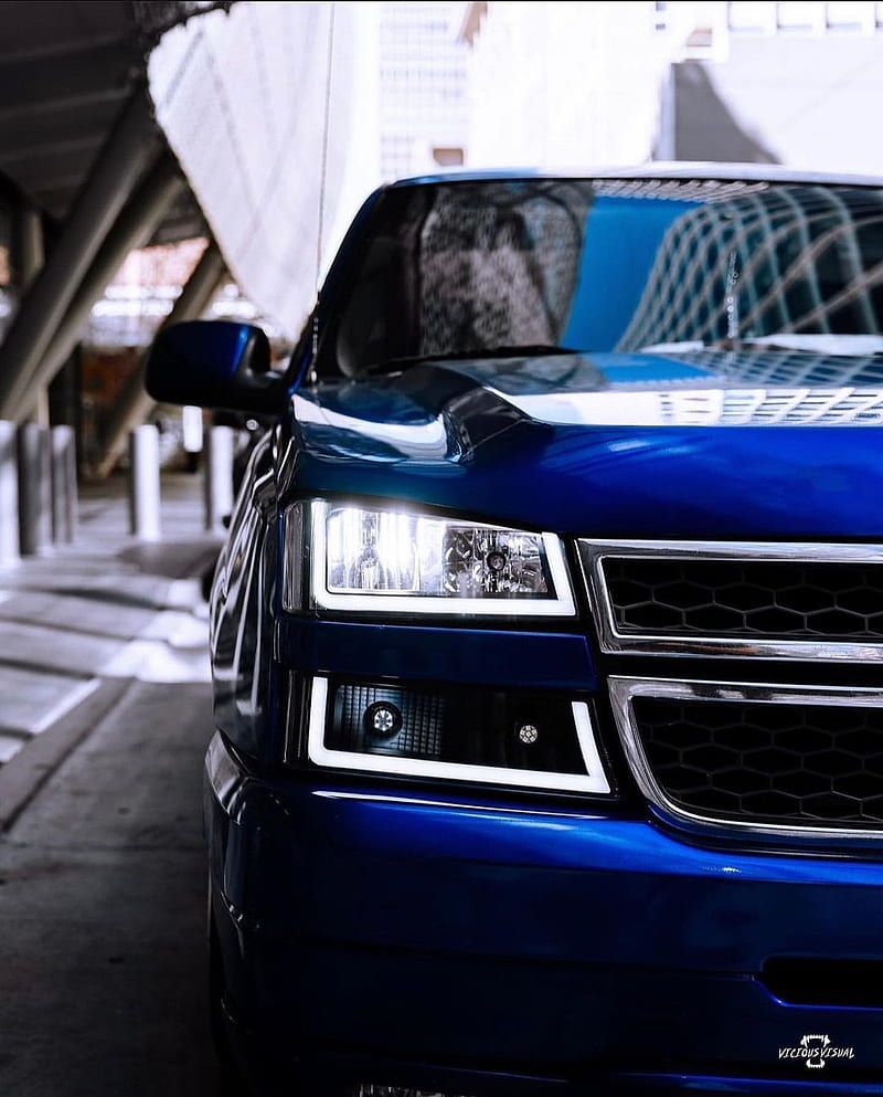 800x993 Silverado ss clone, camionetas, trokas, Silverado ss, azúl, trocas, mamalonas, HD phone wallpaper