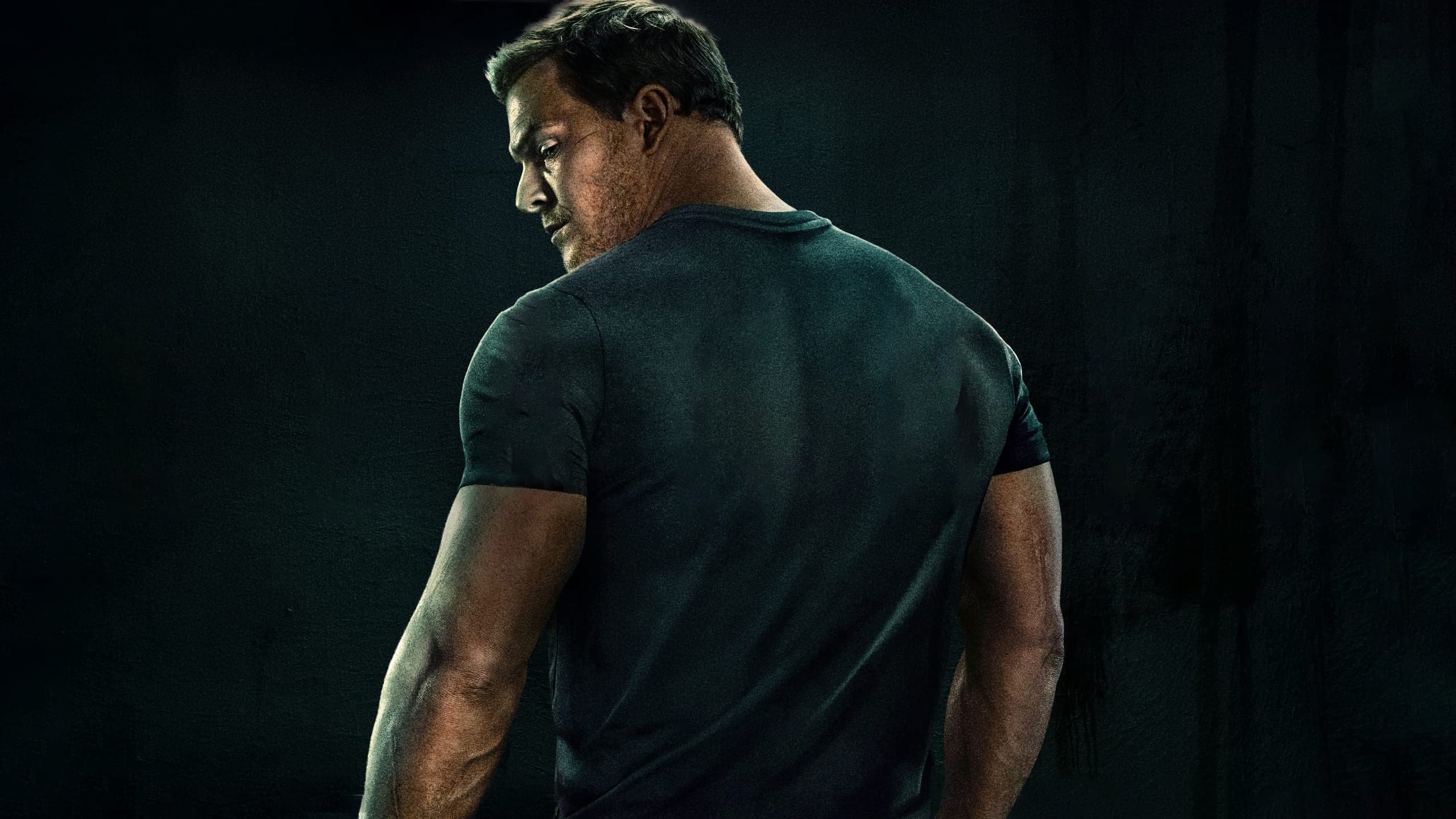 2560x1440 Download Alan Ritchson TV Show Reacher 4k Ultra HD Wallpaper