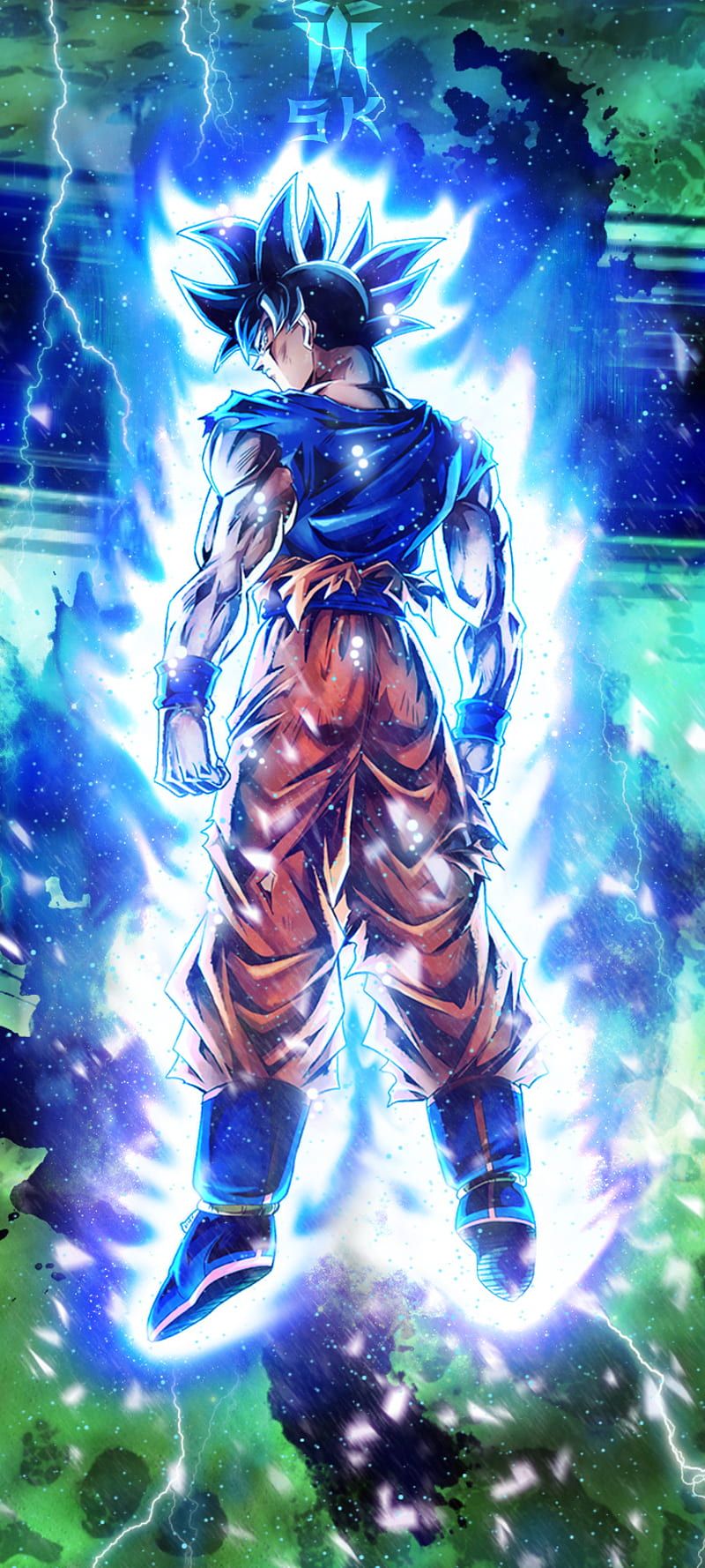800x1778 HD goku edit wallpaper