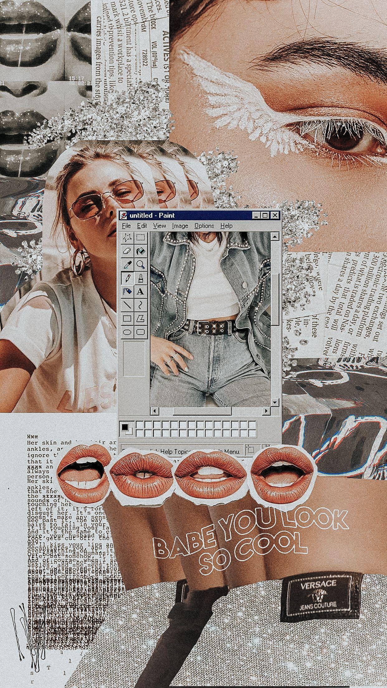 1242x2208 collage vibes. Aesthetic pastel wallpaper