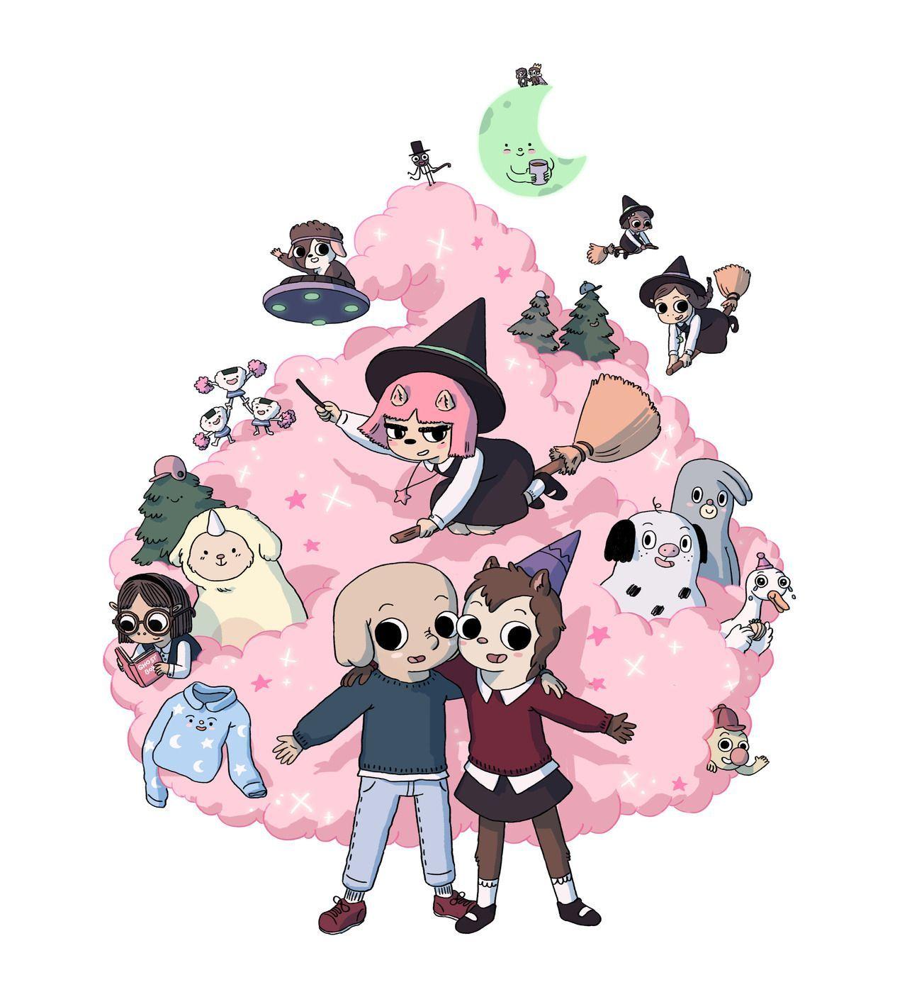 1280x1399 Summer Camp Island. Campamento de verano, Ilustraciones, Cartoon