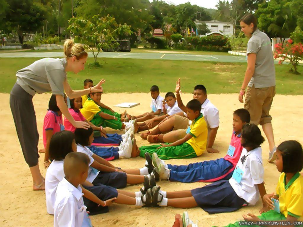 1024x768 Summer Camp Wallpaper