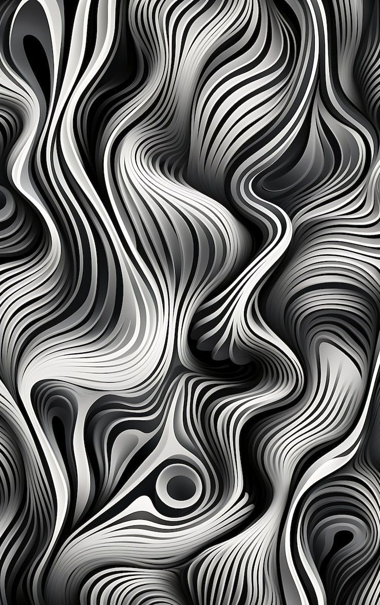 740x1178 White topographic wallpaper Image