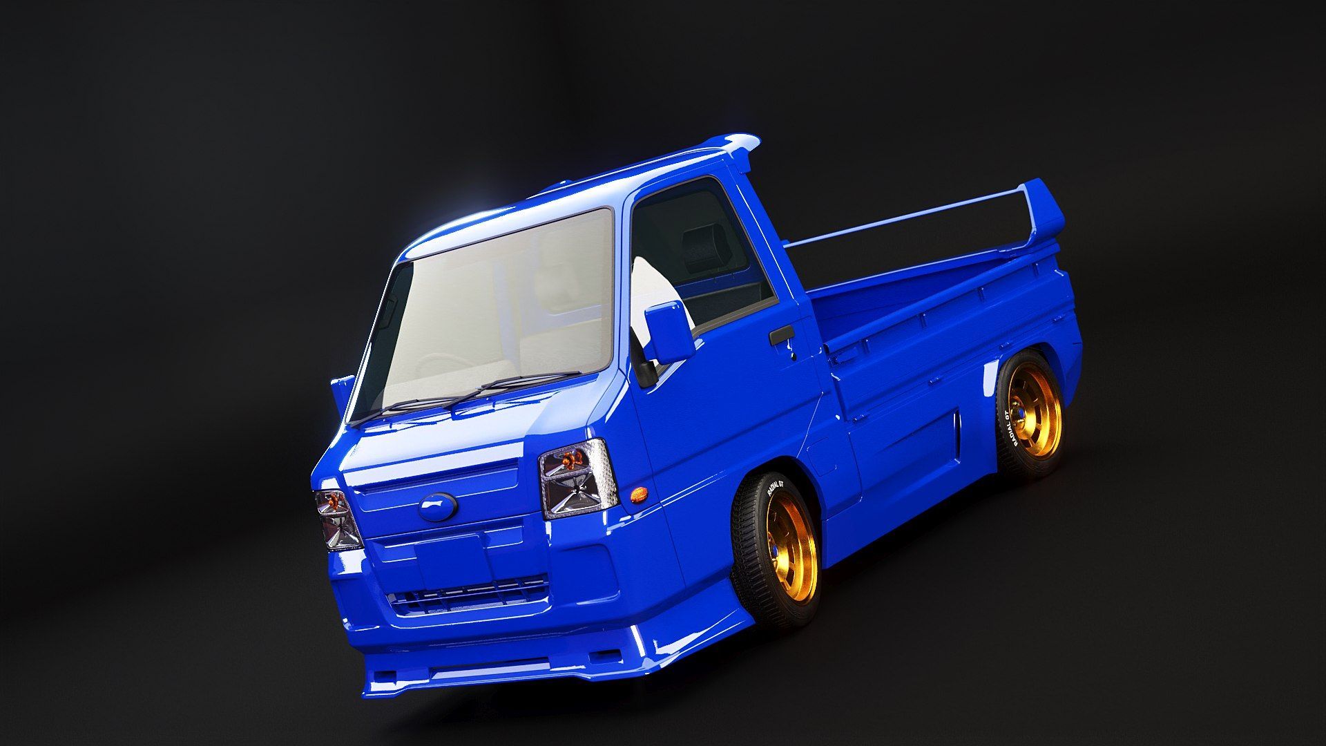 1920x1080 Kei Truck Bike Motor Conversion Kei Truck Tuning 3D Model TurboSquid 2248837