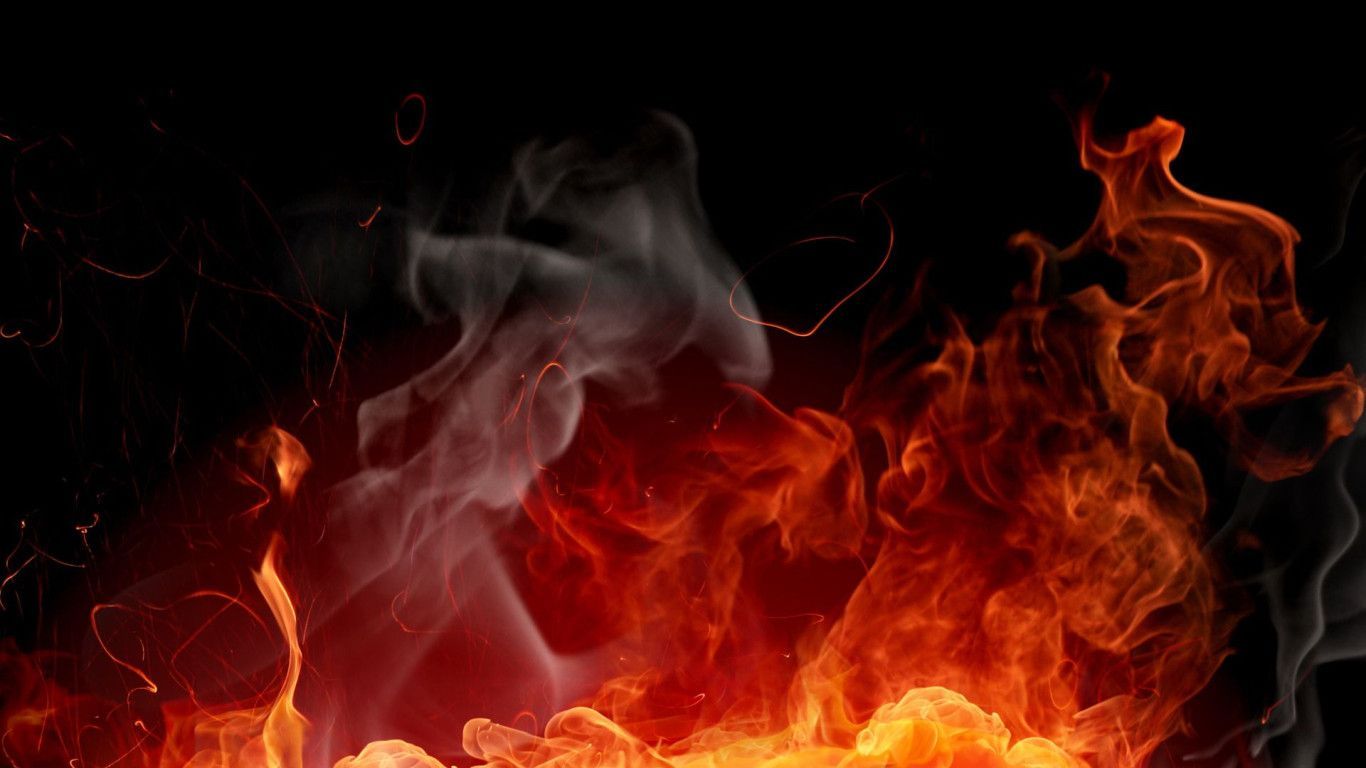 1366x768 Fire Background Wallpaper HD 14300