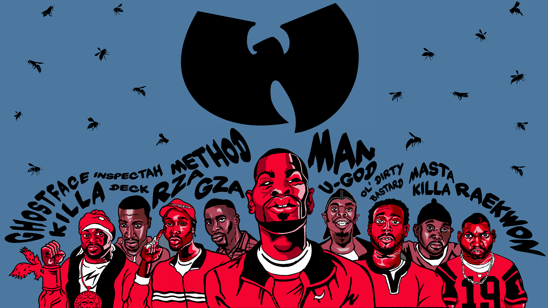 1920x1080 1920x1080][Wu Tang Clan] Killa Beez, We On A Swarm