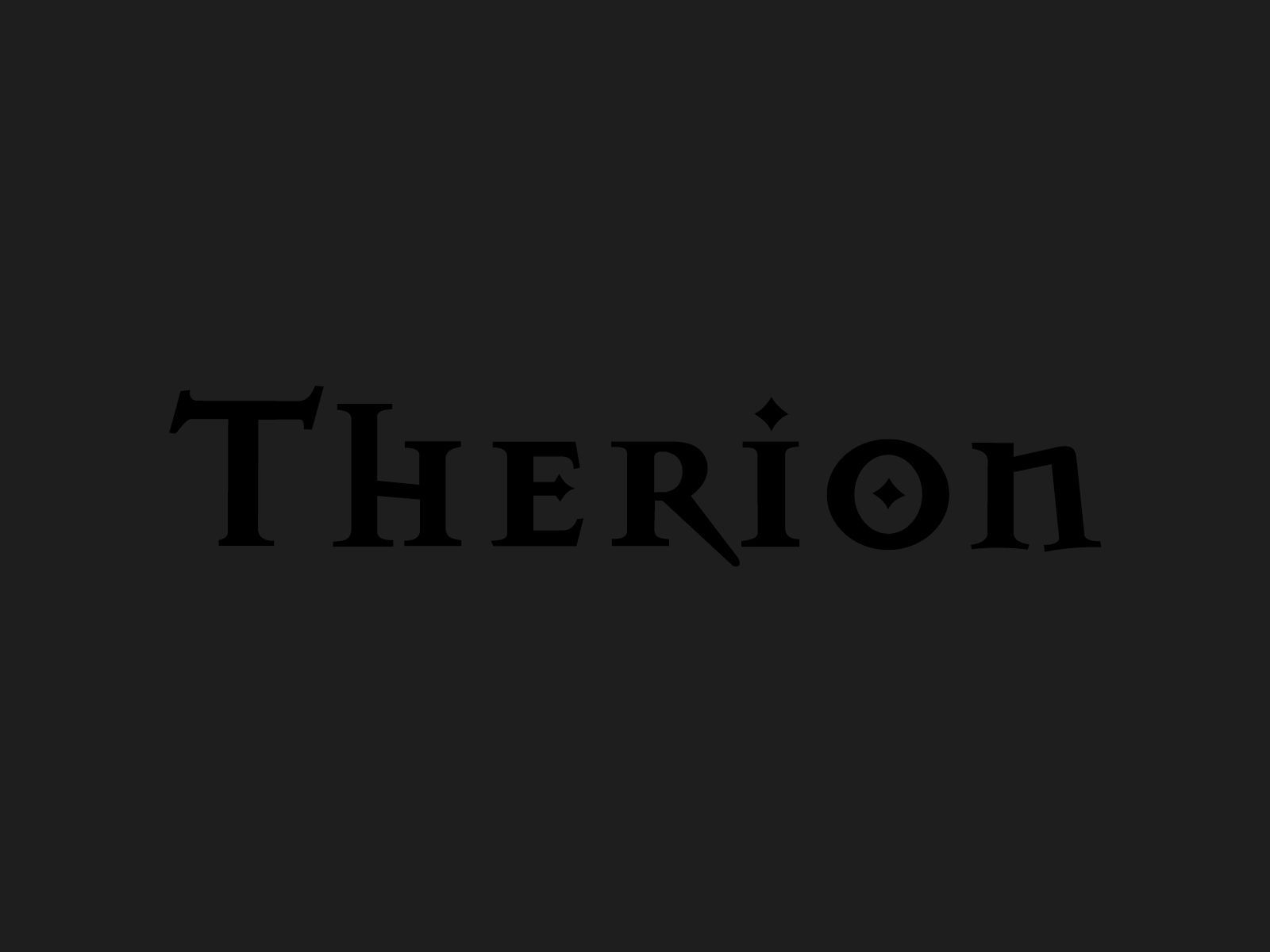 1600x1200 Therion logo and wallpaper. Band logos band logos, metal bands logos, punk bands logos