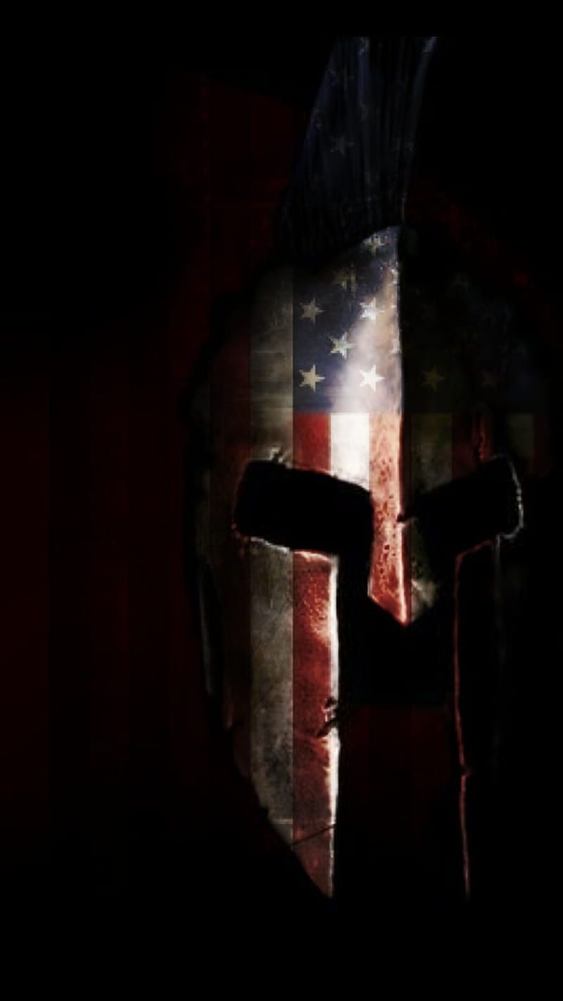 800x1422 Spartan USA, murica, HD phone wallpaper