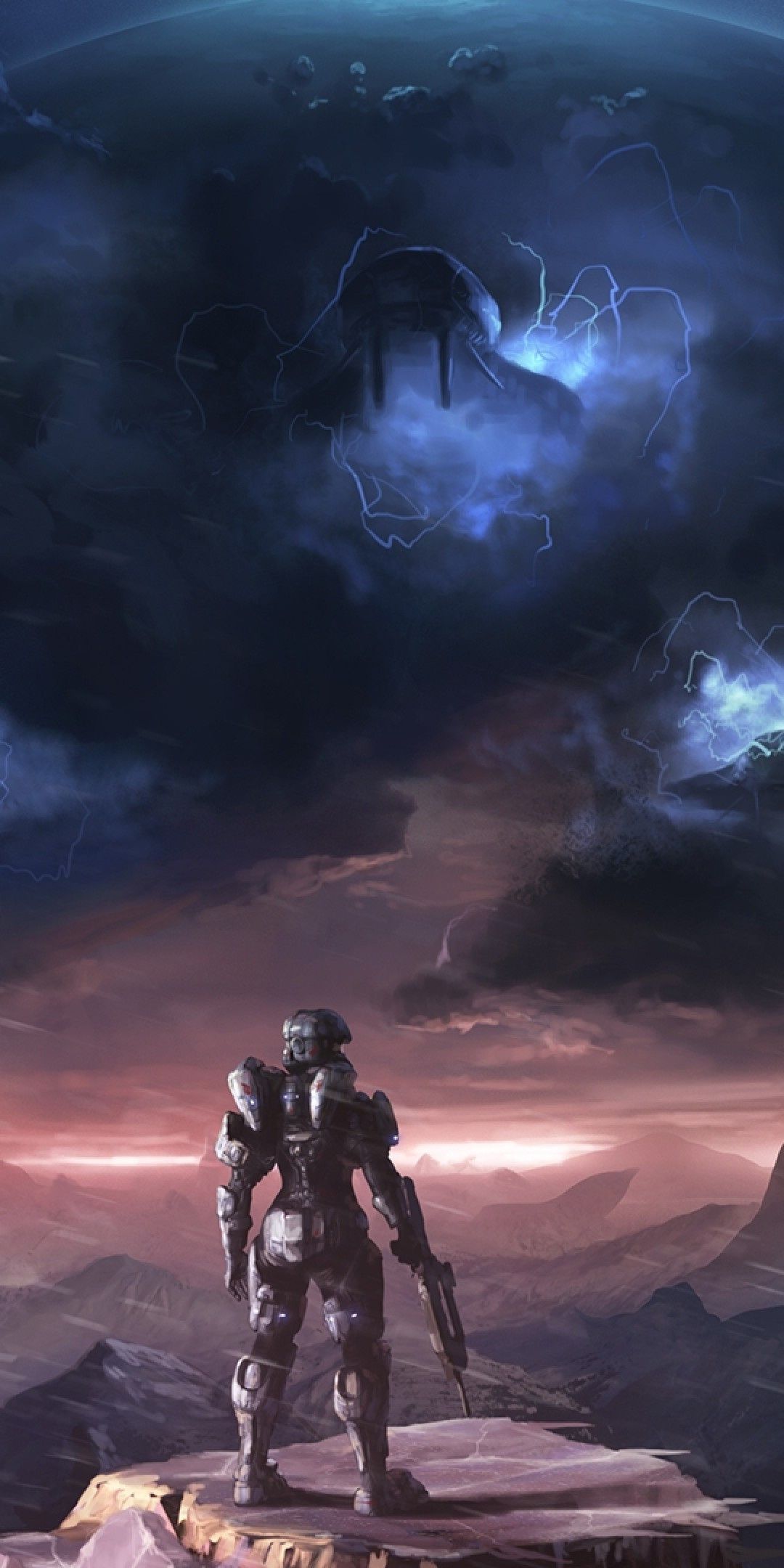 1080x2160 Halo: Spartan Assault Wallpaper