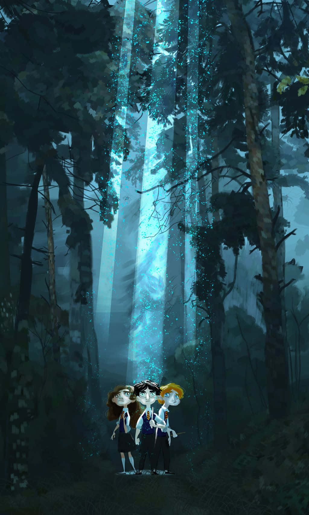 1024x1707 Download Adventure in The Forbidden Forest Wallpaper