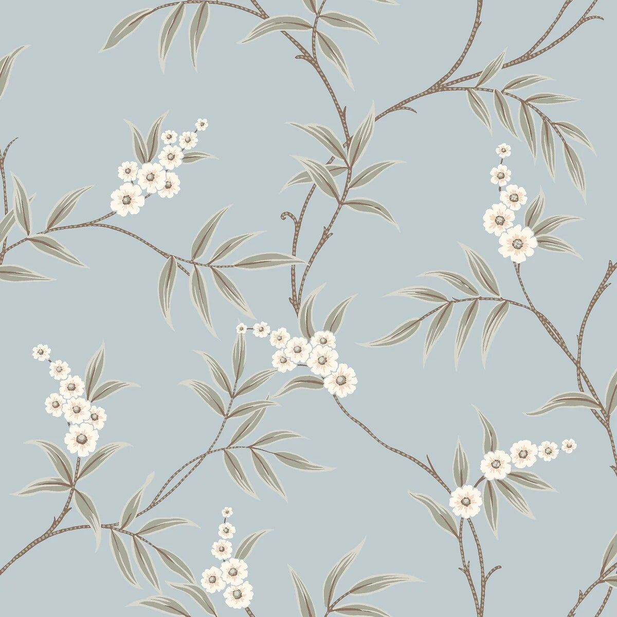 1200x1200 Borastapeter Wallpaper Floral Tree 7762