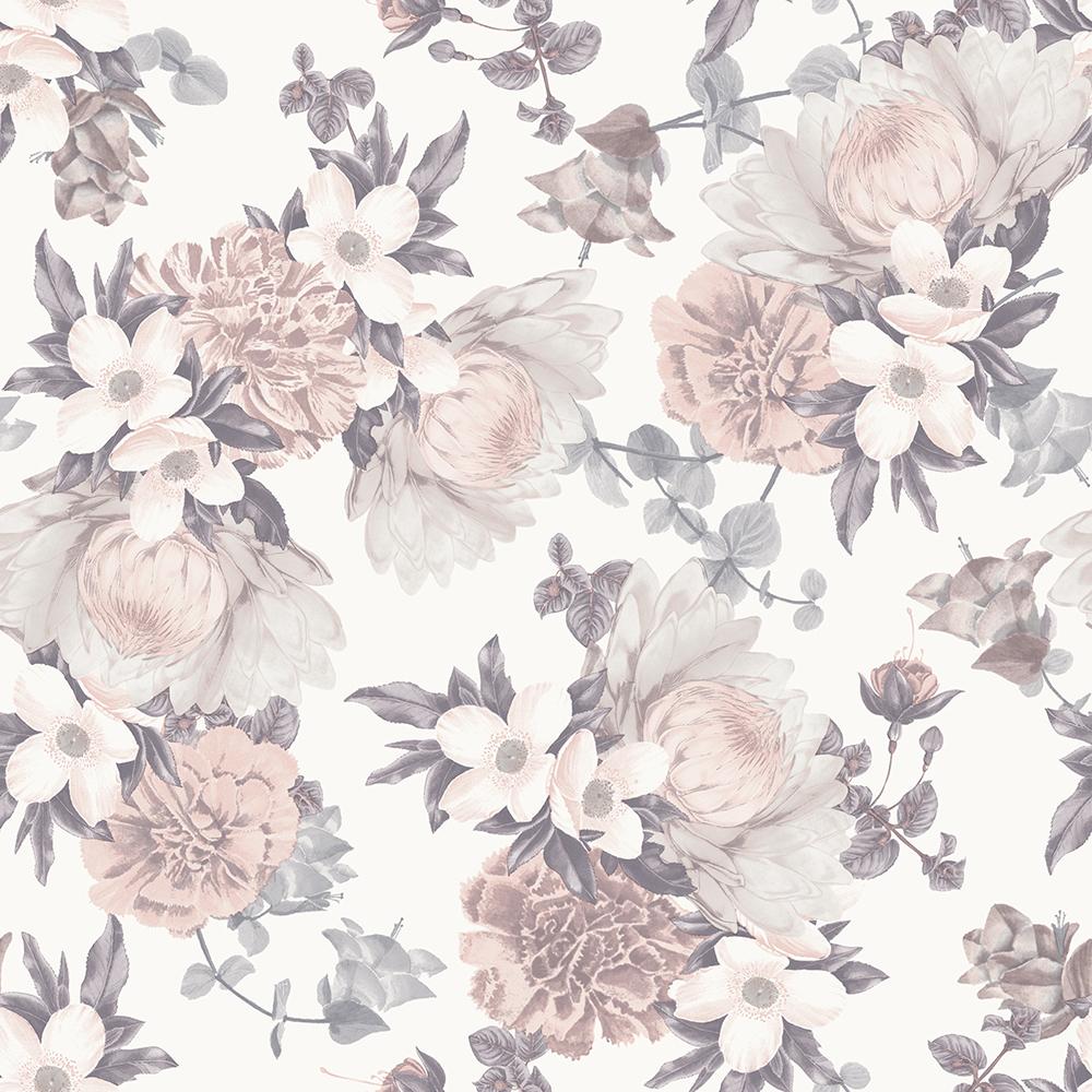1000x1000 Botanical Blossom Peel and Stick Wallpaper