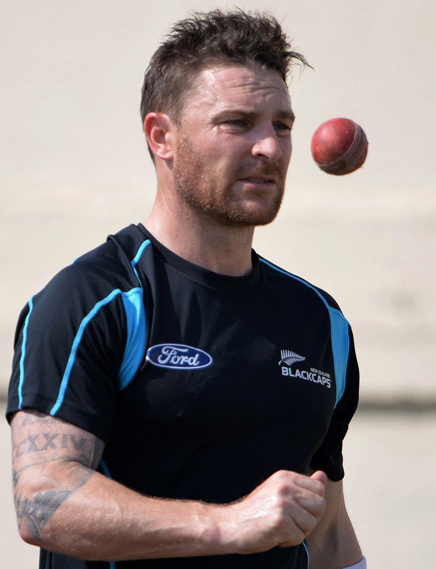 900x1173 Brendon Mccullum Gets Ready For A Bowl In The Nets