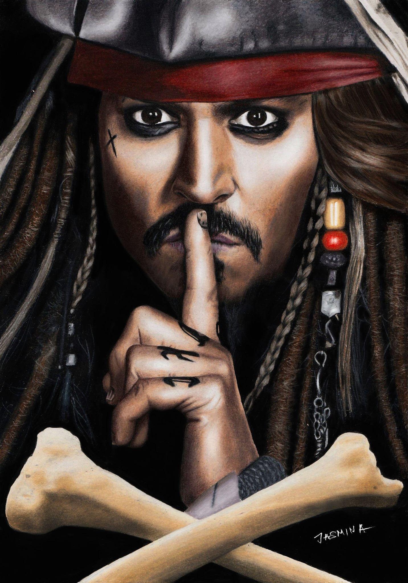 1433x2048 Captain Jack Sparrow 4k Mobile Wallpaper