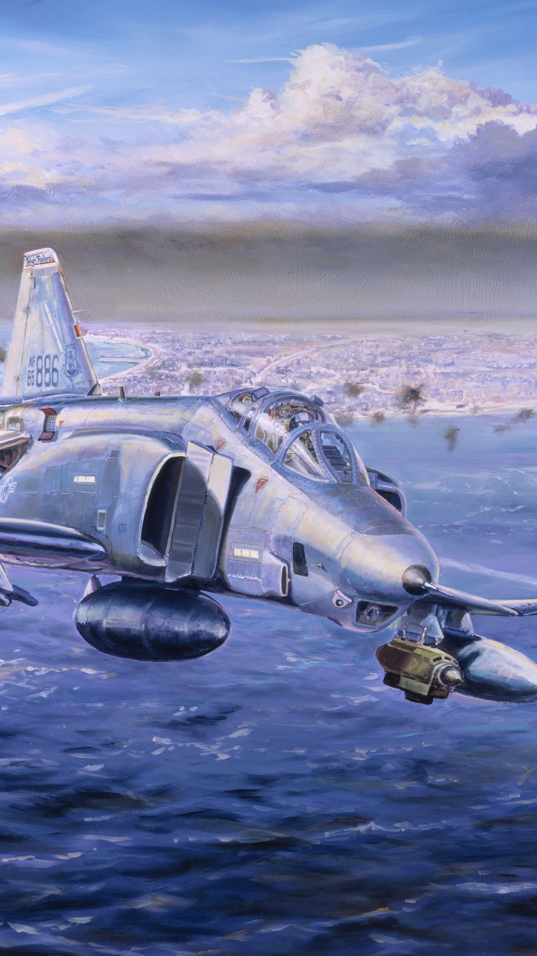 2160x3840 Wallpaper McDonnell Douglas F 4 Phantom II, F Phantom Jet