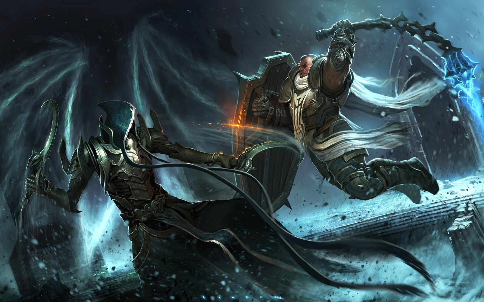 1680x1050 diablo iii reaper of souls, crusader, blizzard entertainment Wallpaper, HD Games 4K Wallpaper, Image and Background