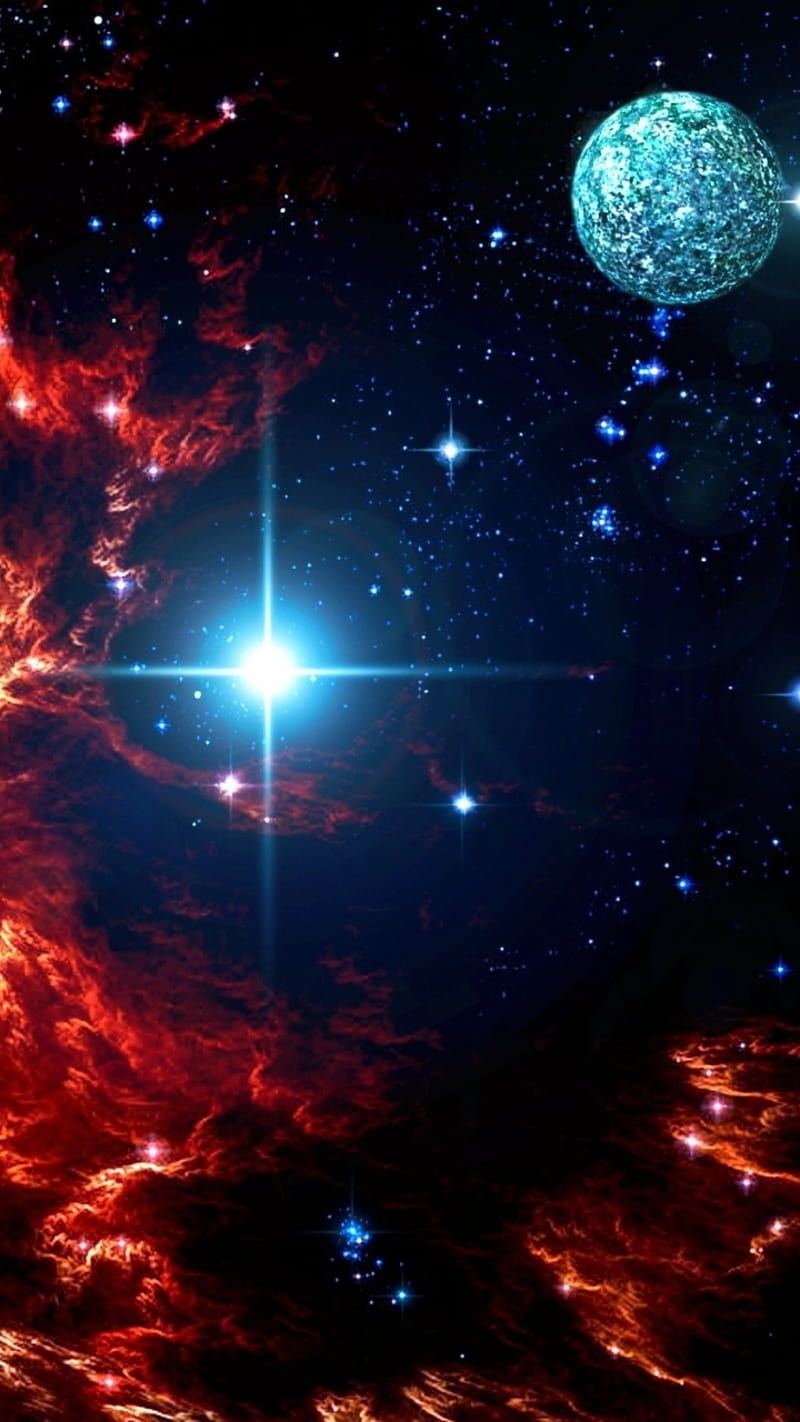 800x1422 Bright Star, galaxy, HD phone wallpaper