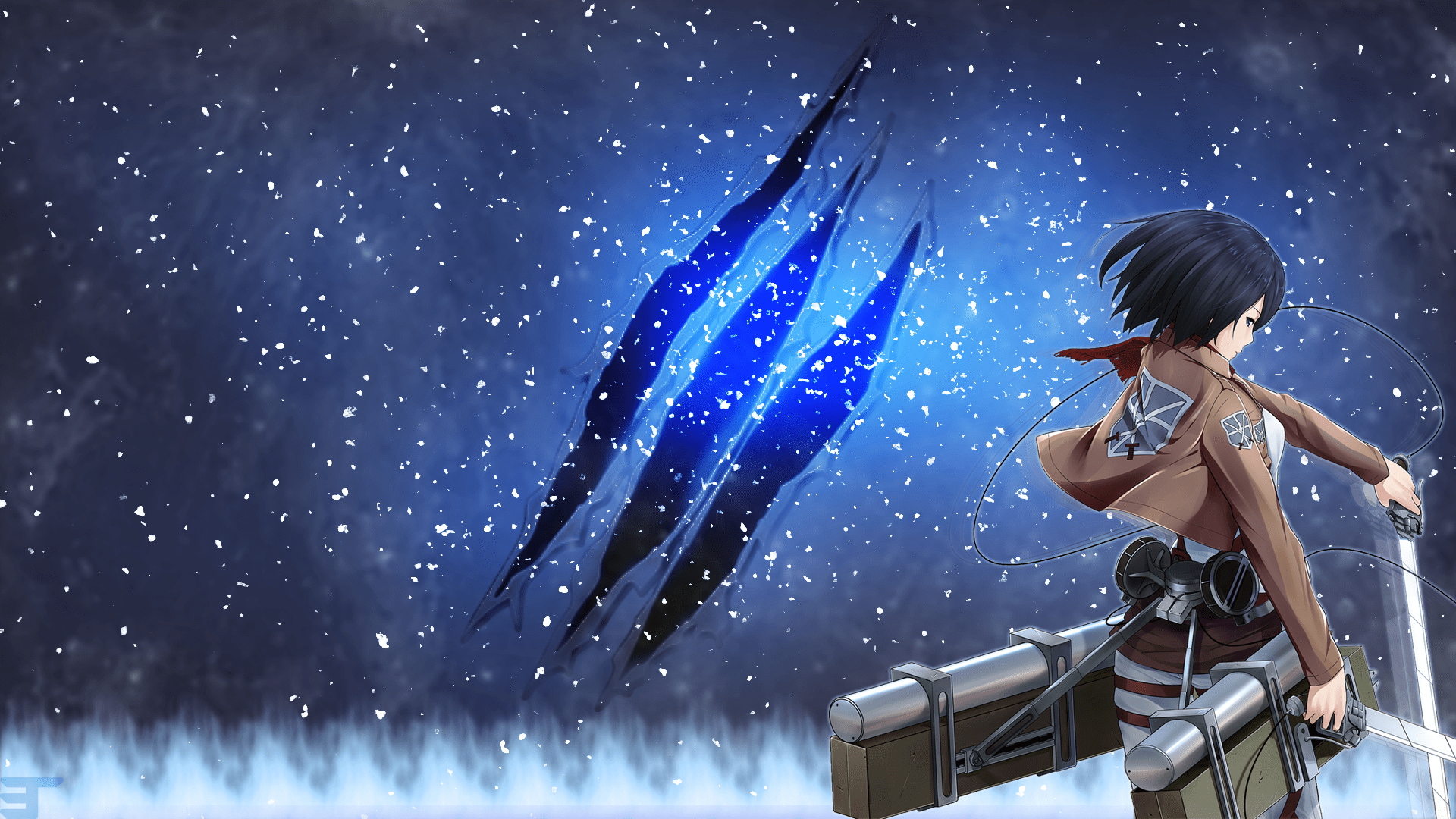 1920x1080 Mikasa Ackerman HD Wallpaper: Embrace the Titan Spirit