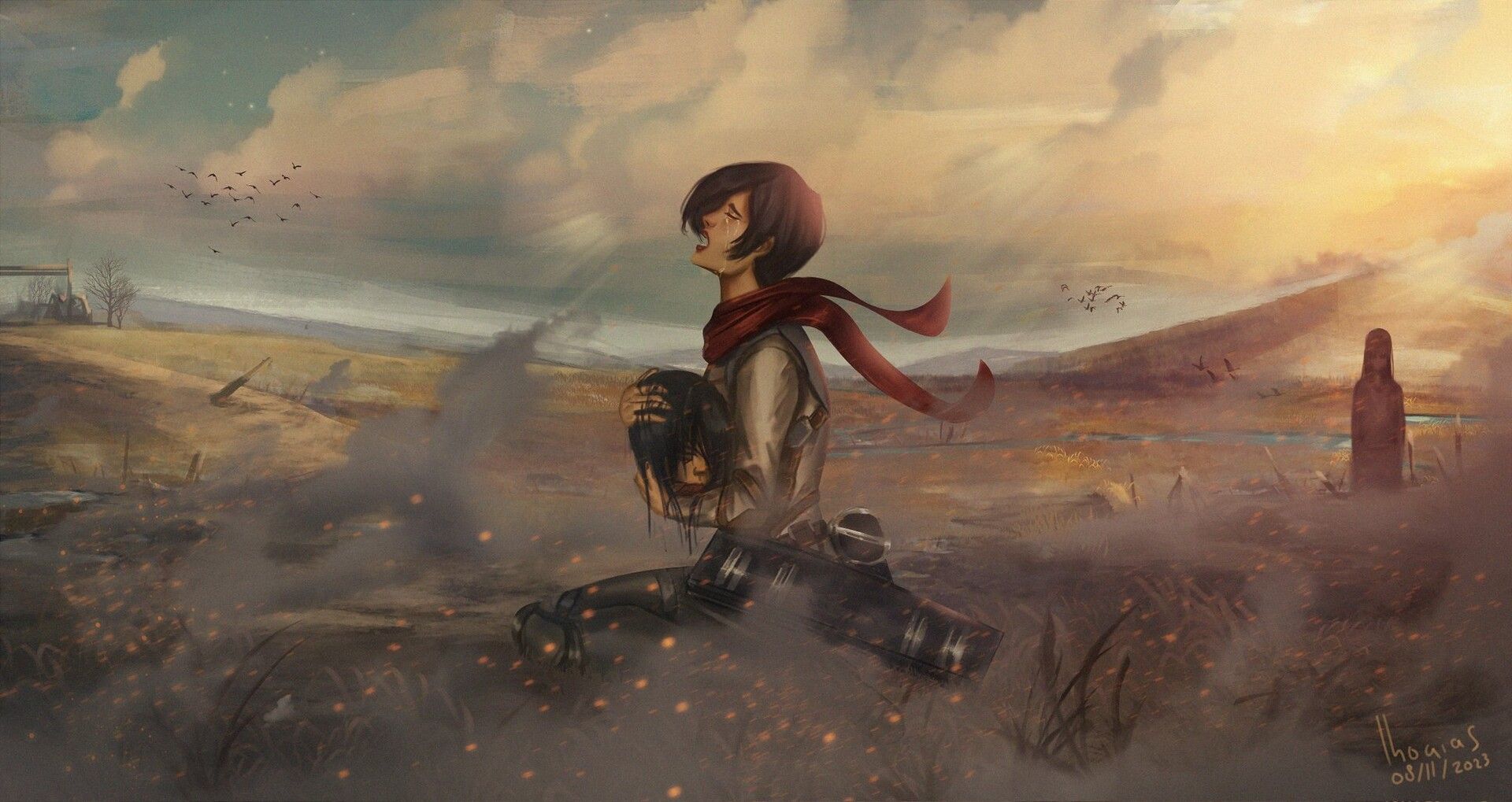 1920x1019 Mikasa From Attack On Titan