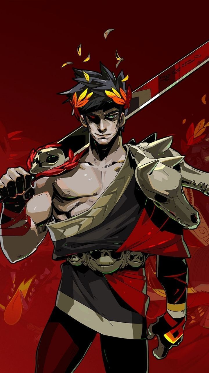 720x1280 Hades, warrior, art, minimal, 720x1280 wallpaper. Character art, Hades, Greek mythology art
