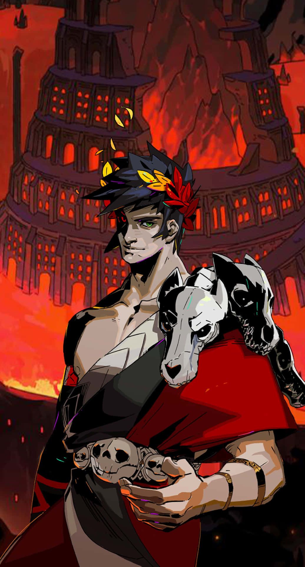 1036x1920 Download Hades Game Zagreusand Cerberus Wallpaper