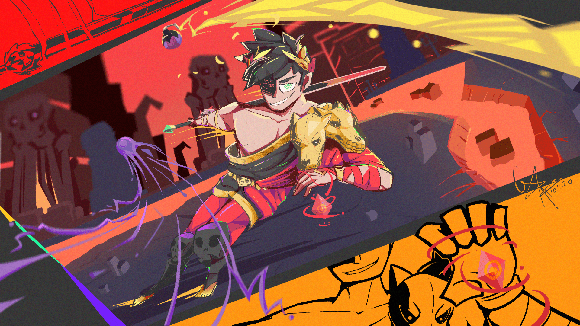 1920x1080 Zagreus [HADES] by MrCarlKarlson on Newgrounds