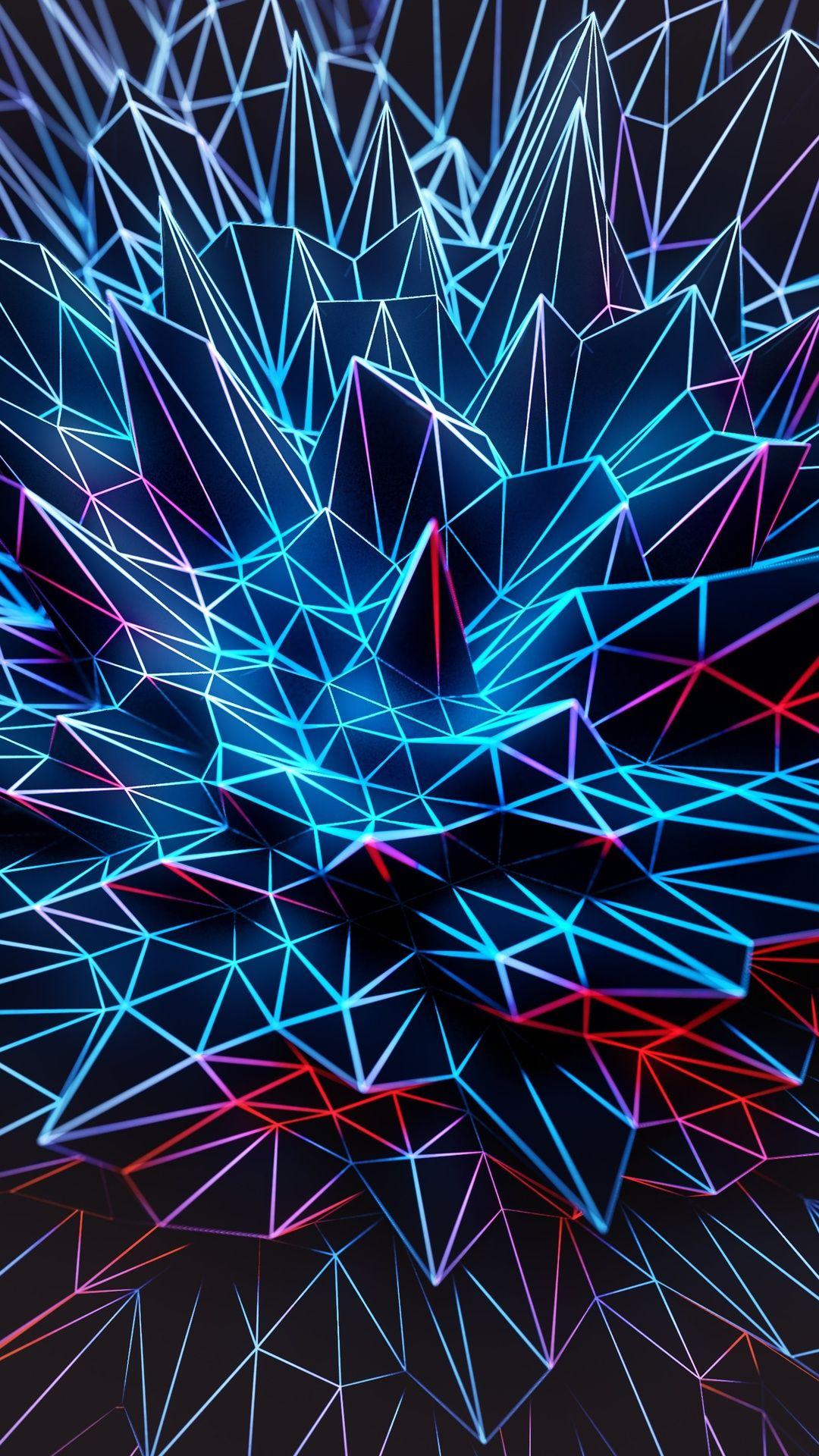 Neon Blue iPhone Wallpapers Top Free Neon Blue iPhone Backgrounds
