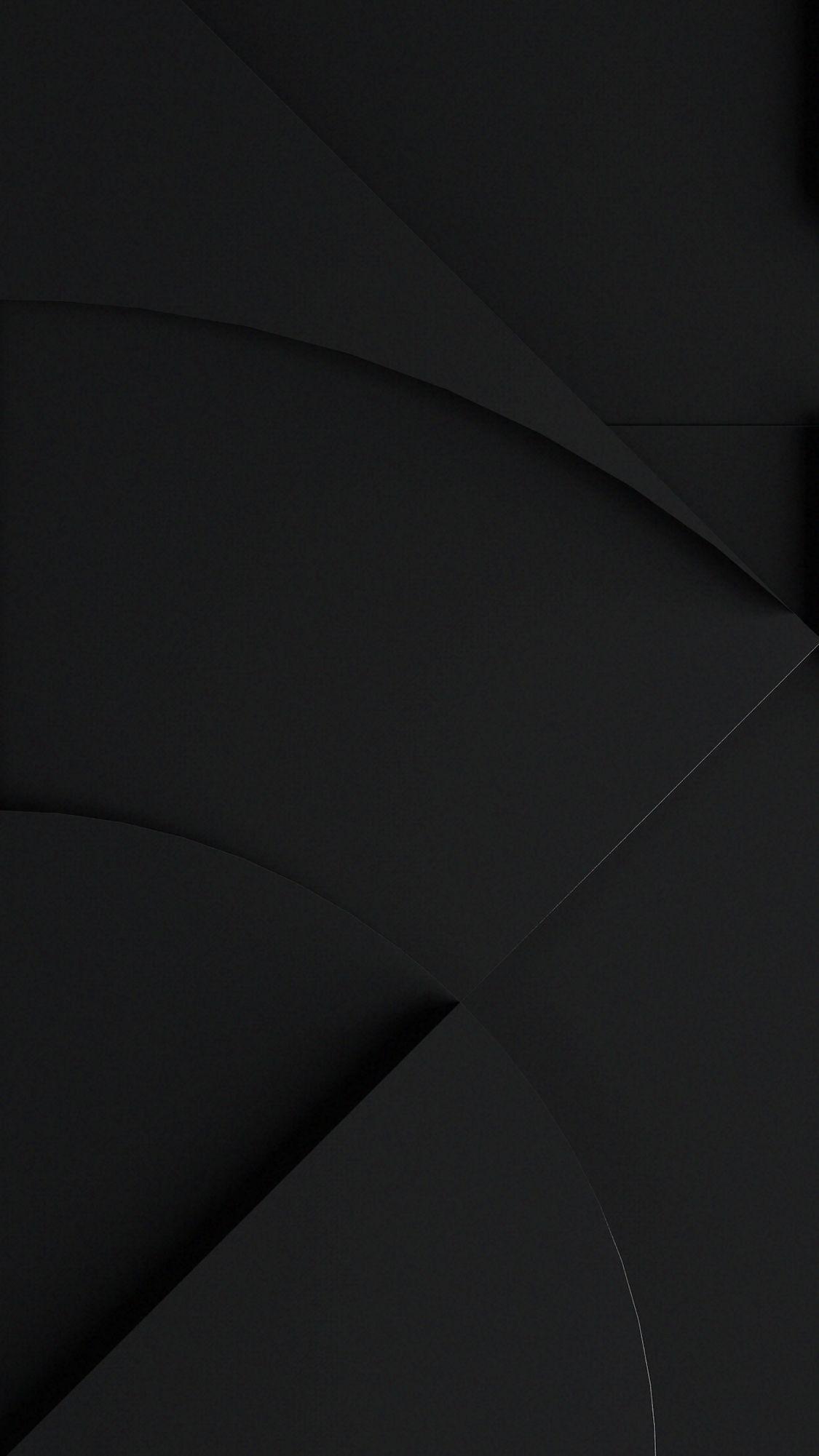 1125x2001 Black Geometric Wallpaper