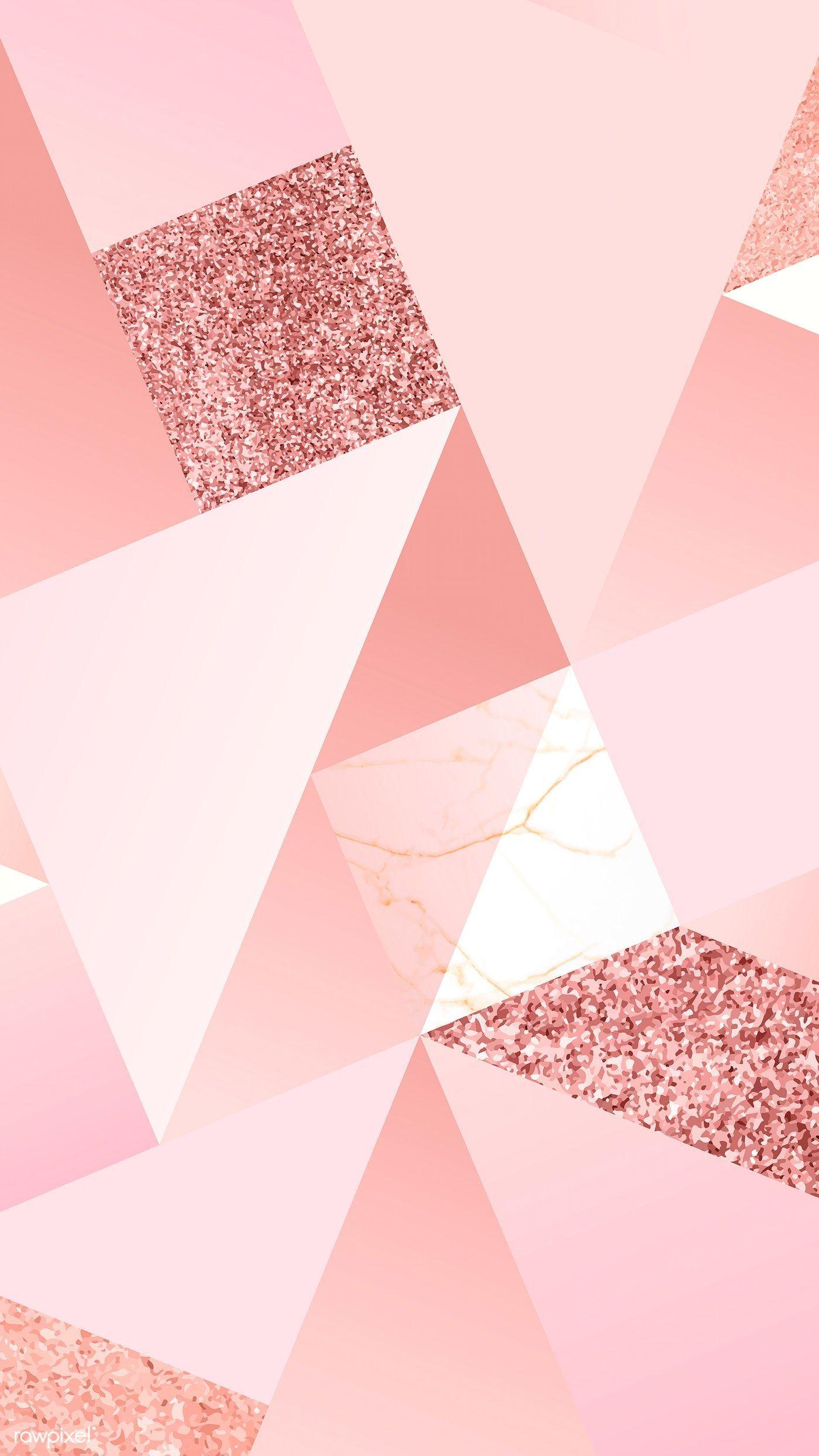 Pink Geometric Phone Wallpapers Top Free Pink Geometric Phone