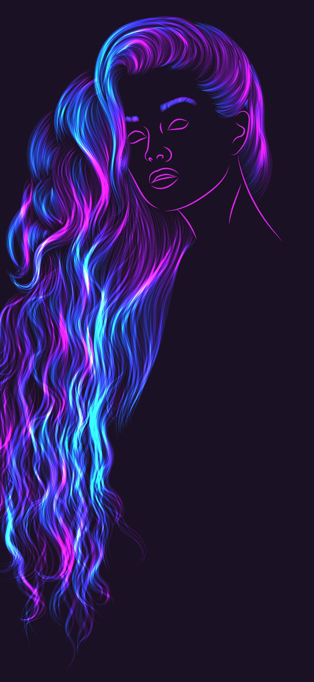 1080x2340 Black iPhone Wallpaper ! Download HD iPhone Background