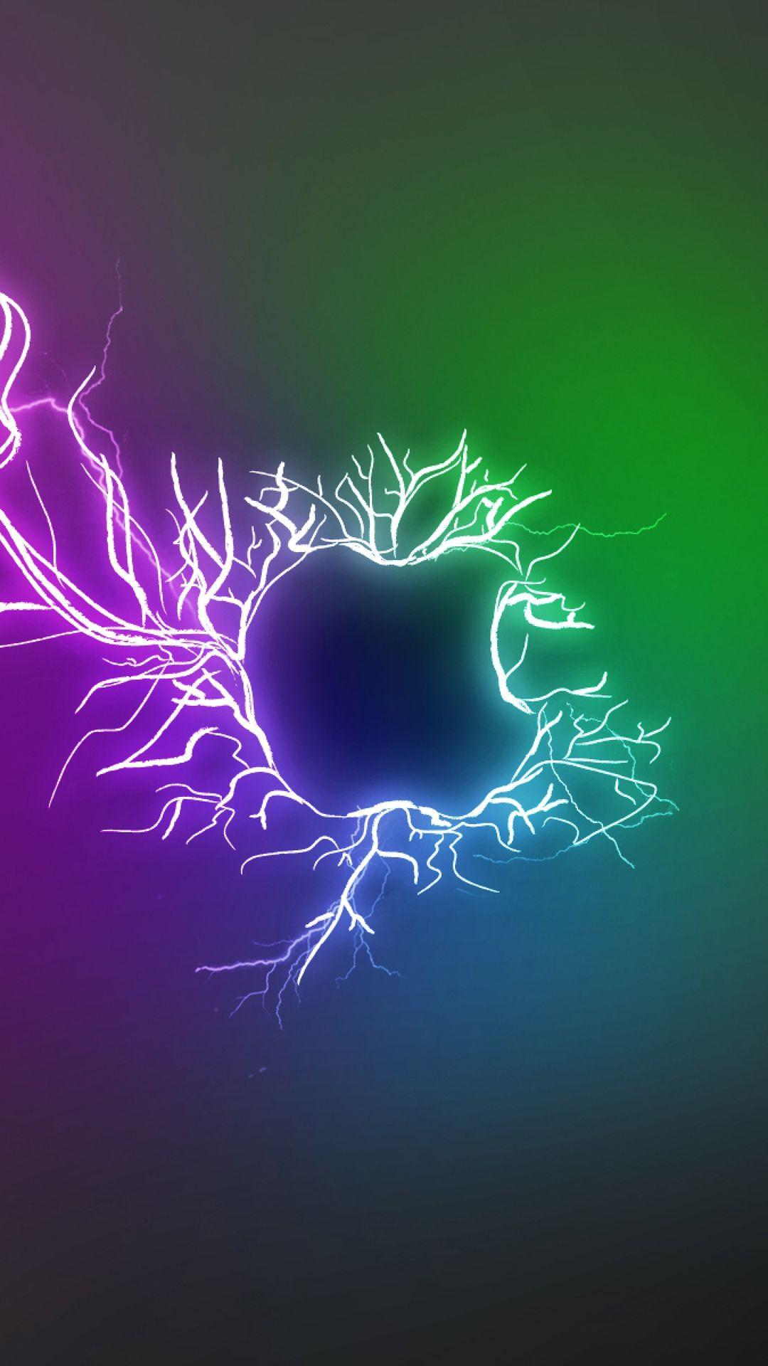 1080x1920 Apple Electric iPhone Wallpaper HD