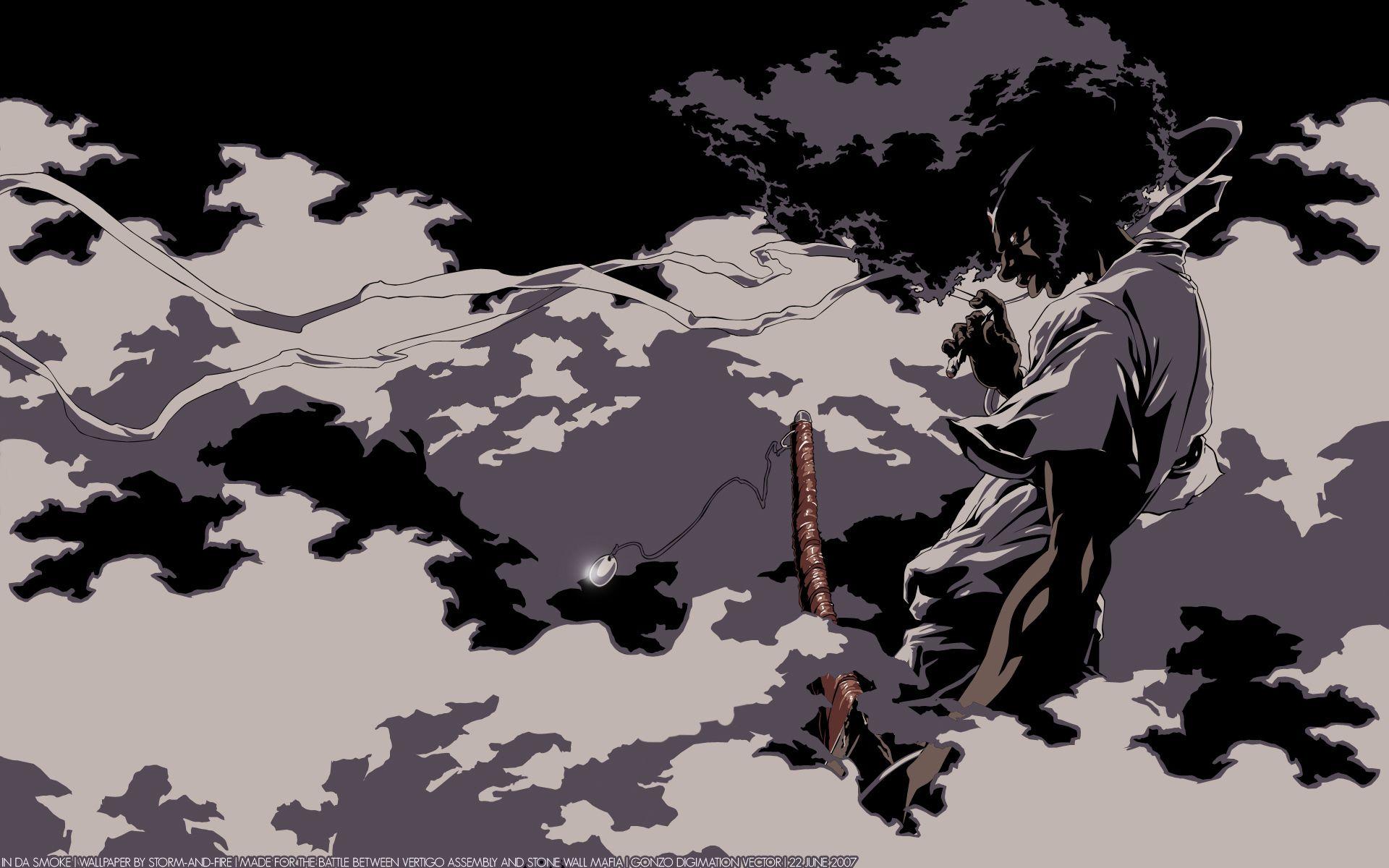 1920x1200 afro samurai vector. konachan.com.com Anime Wallpaper