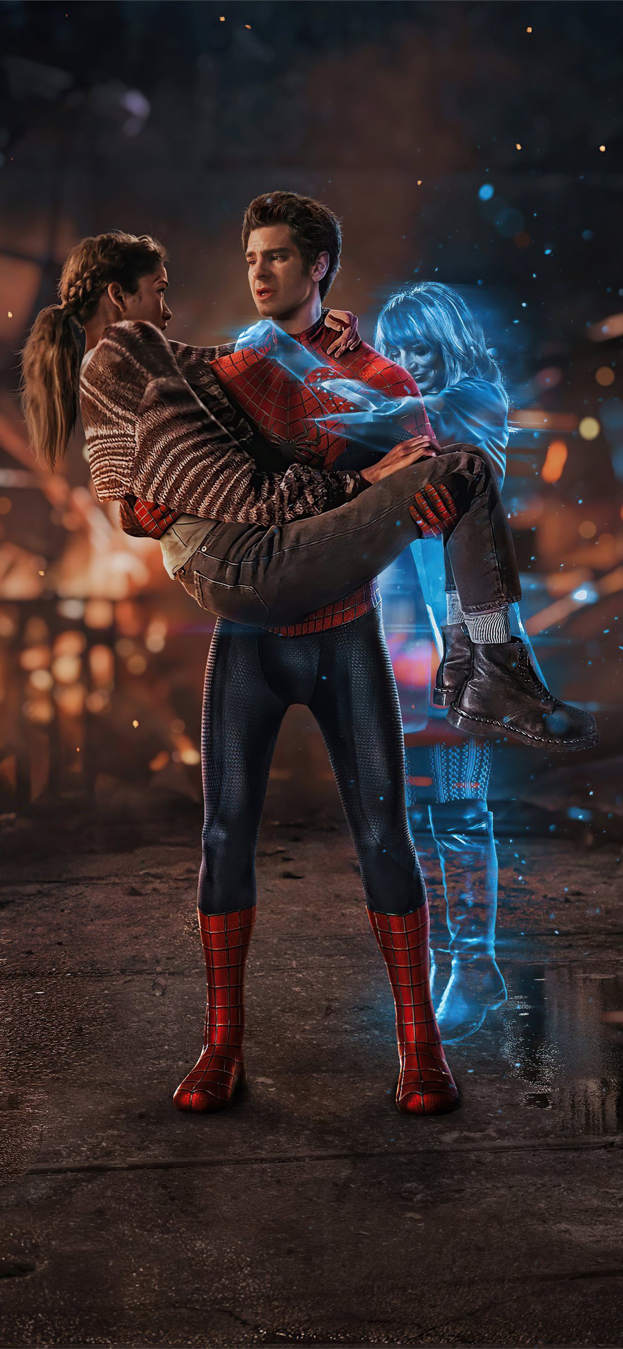1284x2778 spiderman no way home zendaya tobeymaguire andrewg. iPhone Wallpaper Free Download
