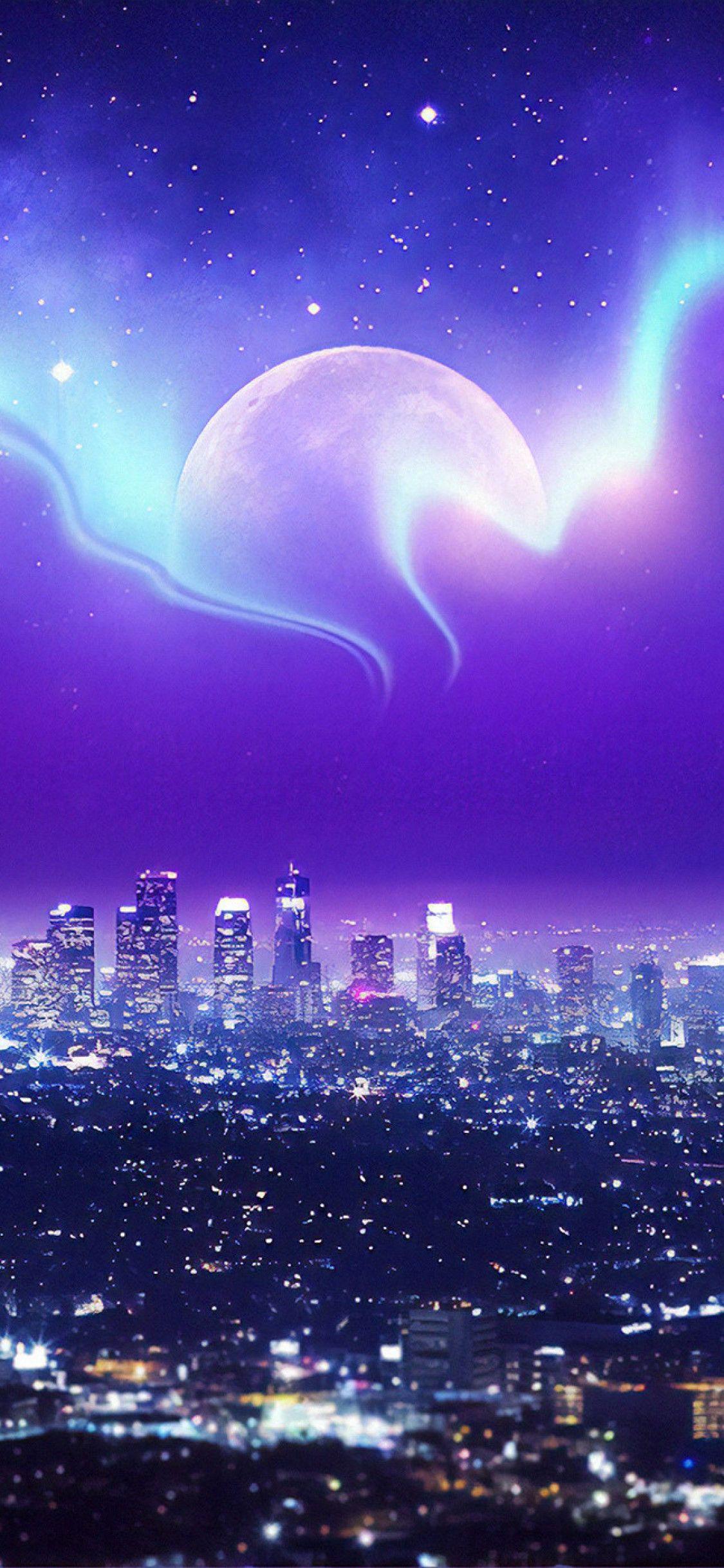 1125x2436 City Skyline iPhone XS, iPhone iPhone X HD 4k