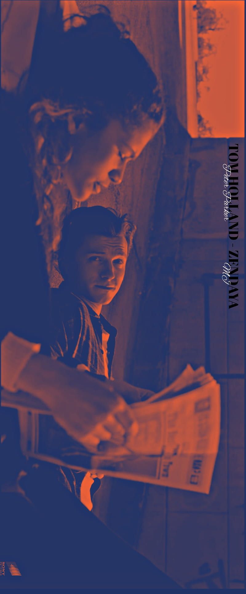 800x1926 Tom Holland, Spiderman no way home, zendaya, peter Parker, mj, Spiderman, no way home, HD phone wallpaper