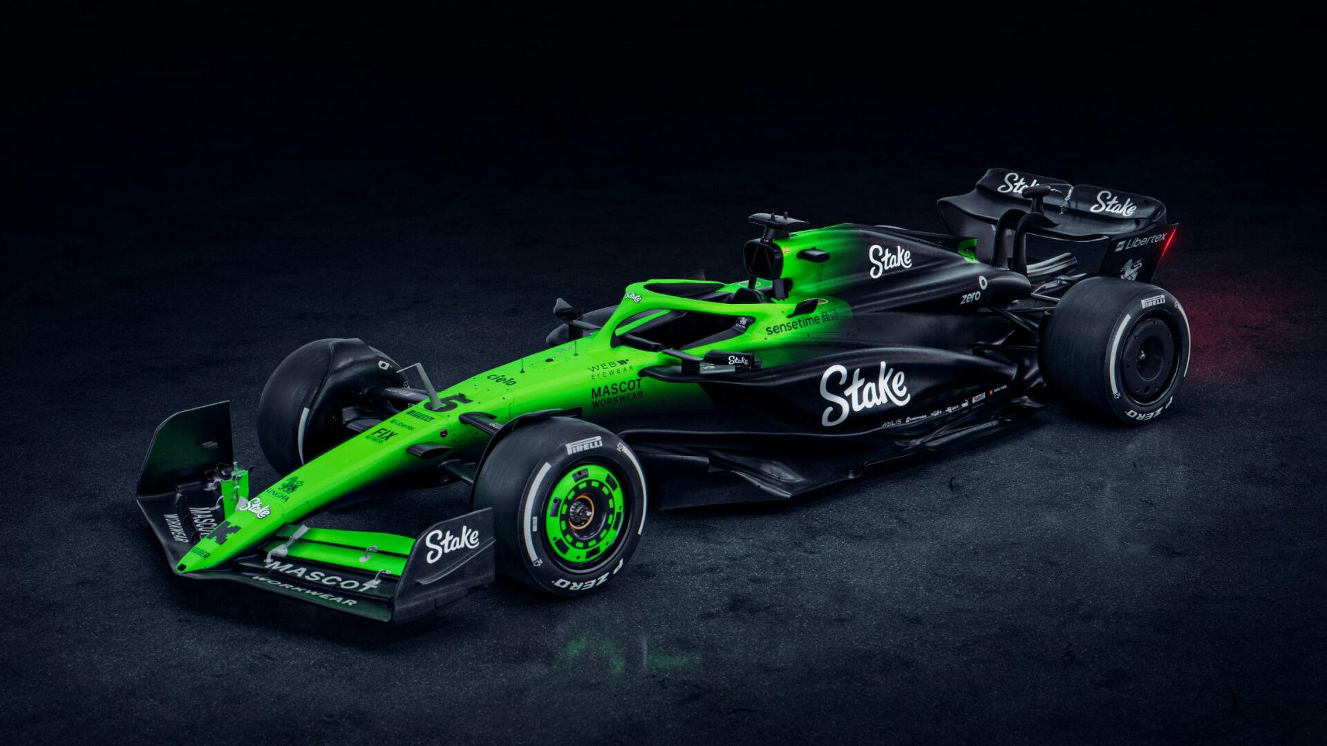 1920x1080 Kick Sauber F1 2025 C45 livery. Formula 1 Dashboard
