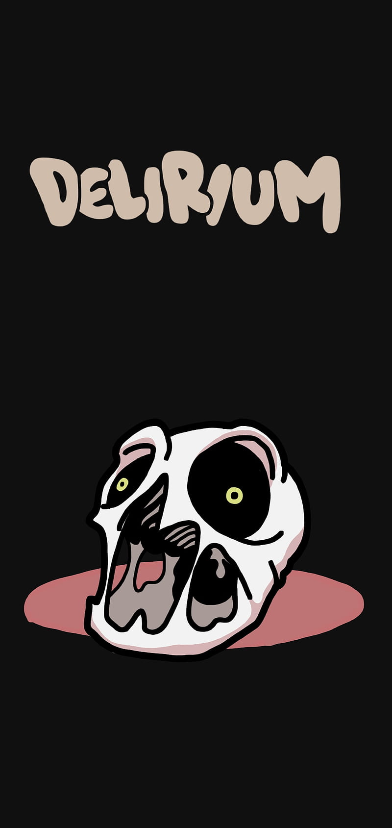 800x1689 TBOI, creepy, dark, scary, skeleton, the binding of isaac, HD phone wallpaper