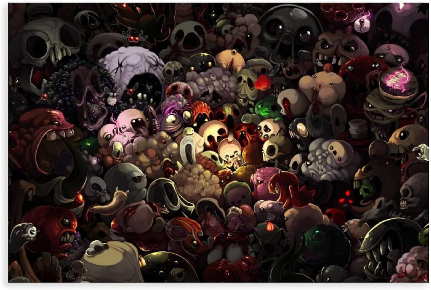 1436x968 Binding of Isaac Rebirth Canvas Poster inch Brazil