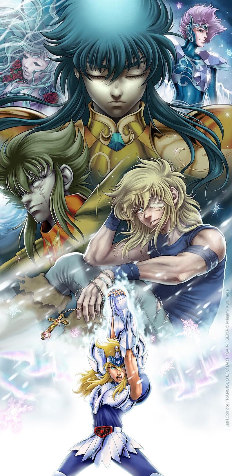 800x1644 HD hyoga wallpaper