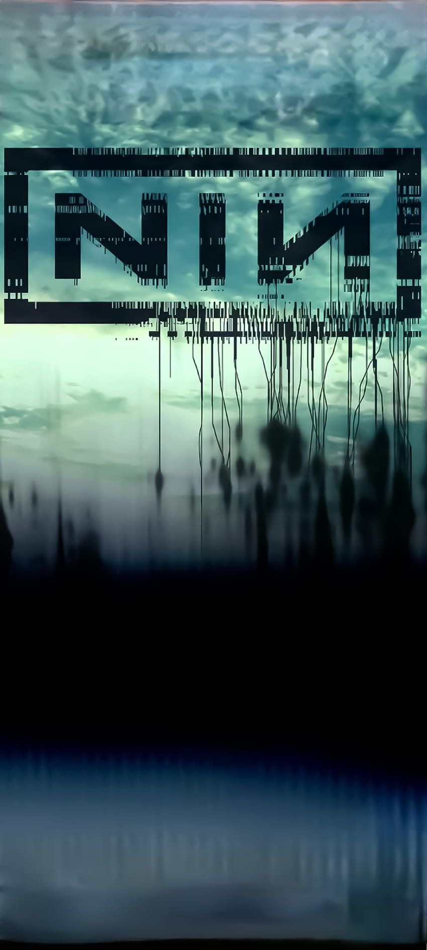 850x1889 NIN, industrial, music, trent reznor, nineinchnails, name, abstract HD phone wallpaper