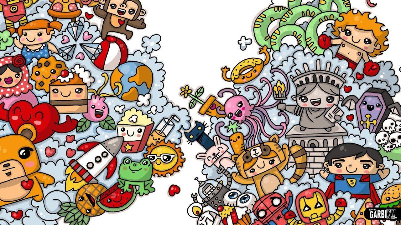 1280x720 Background Cute Graffiti Drawings