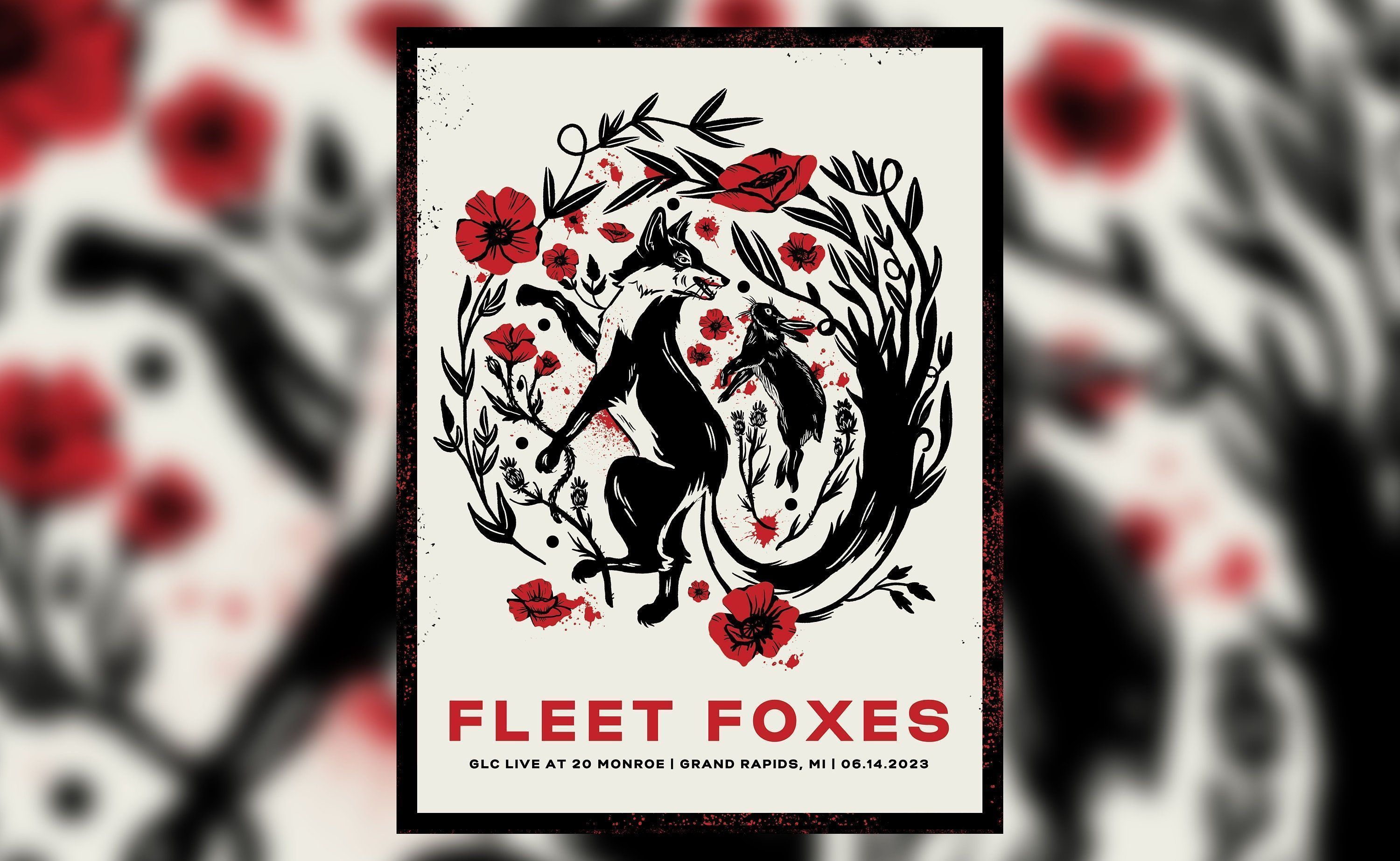 3000x1844 Fleet Foxes Poster