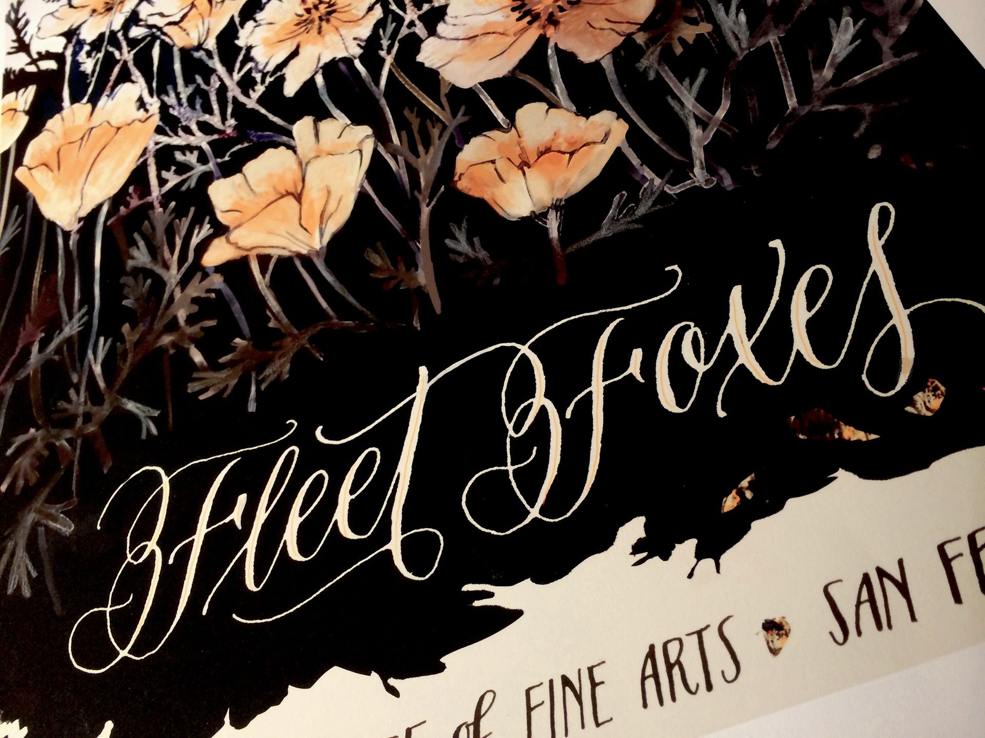 1920x1440 Fleet Foxes Poster (4). Image - Behance