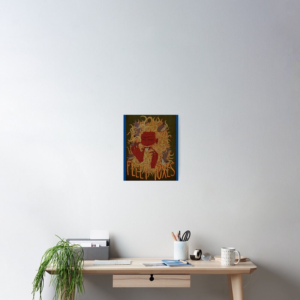 1000x1000 BEST SELLING Foxes Poster