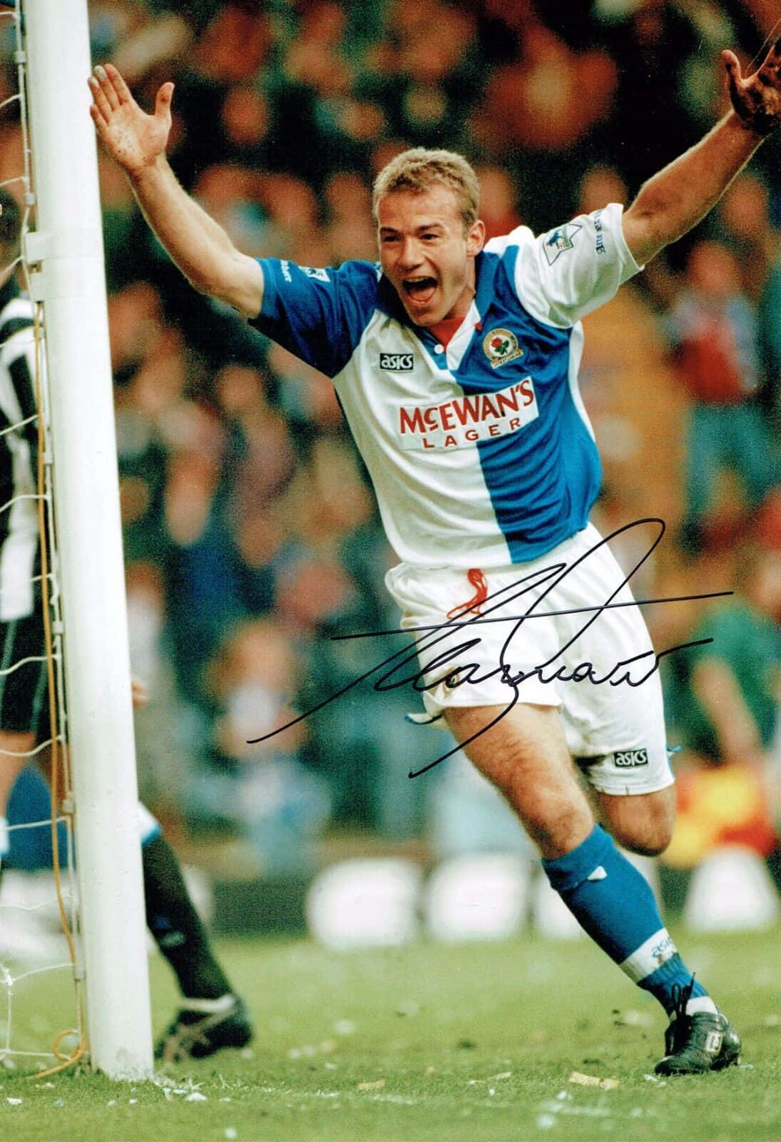 1095x1600 Download Alan Shearer Signed Photo Blackburn Rovers Wallpaper