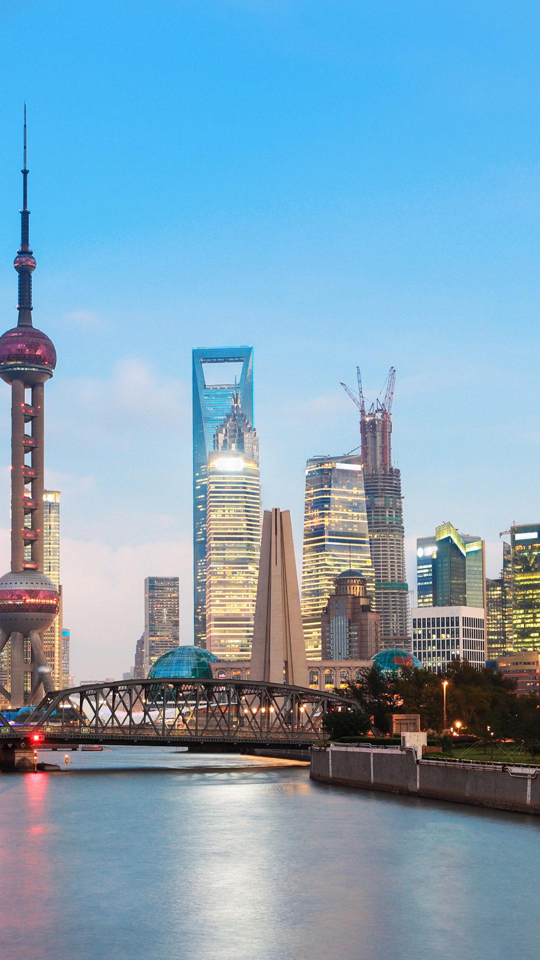 1080x1920 Shanghai Cityscape HD Wallpaper. HD Wallpaper Download